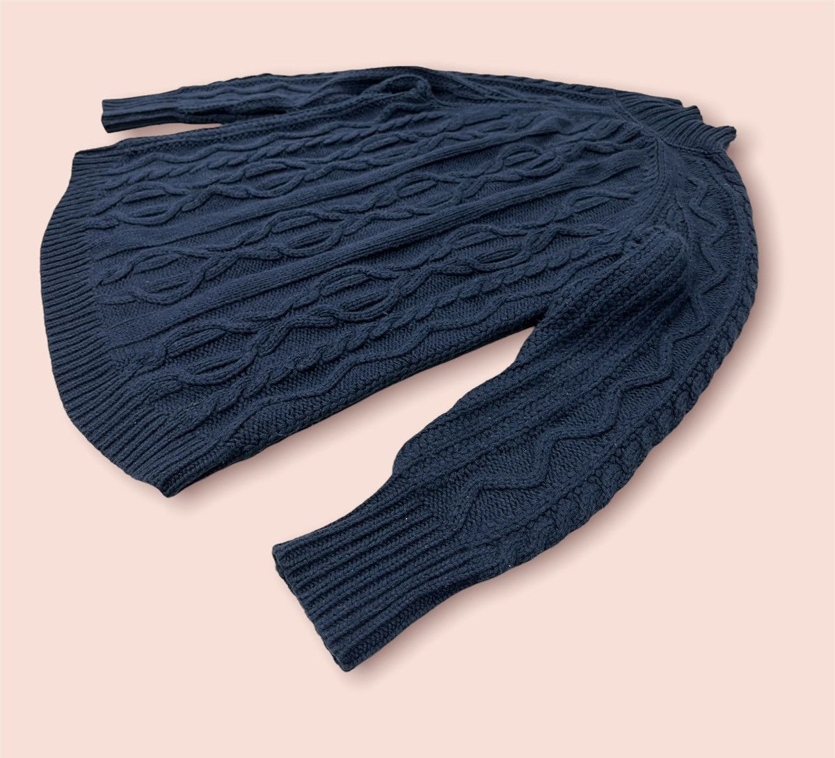 Aran Isles Knitwear RARE LL BEAN VINTAGE COLOURED CABLE KNITWEAR Size US L / EU 52-54 / 3 - 11 Thumbnail
