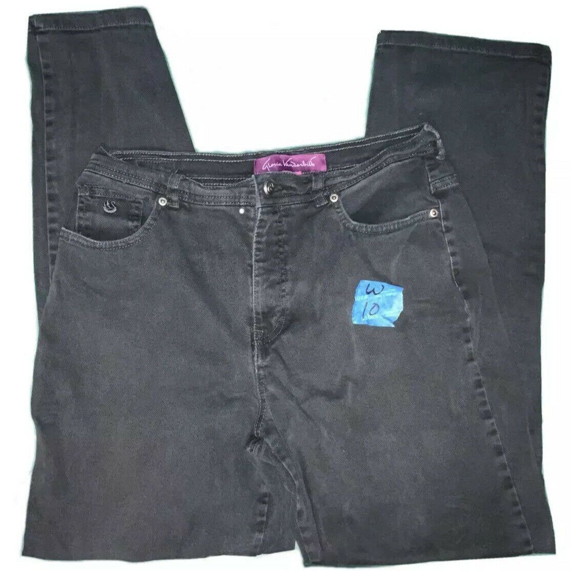 Vintage Gloria Vanderbilt Mid Waist Jean Black