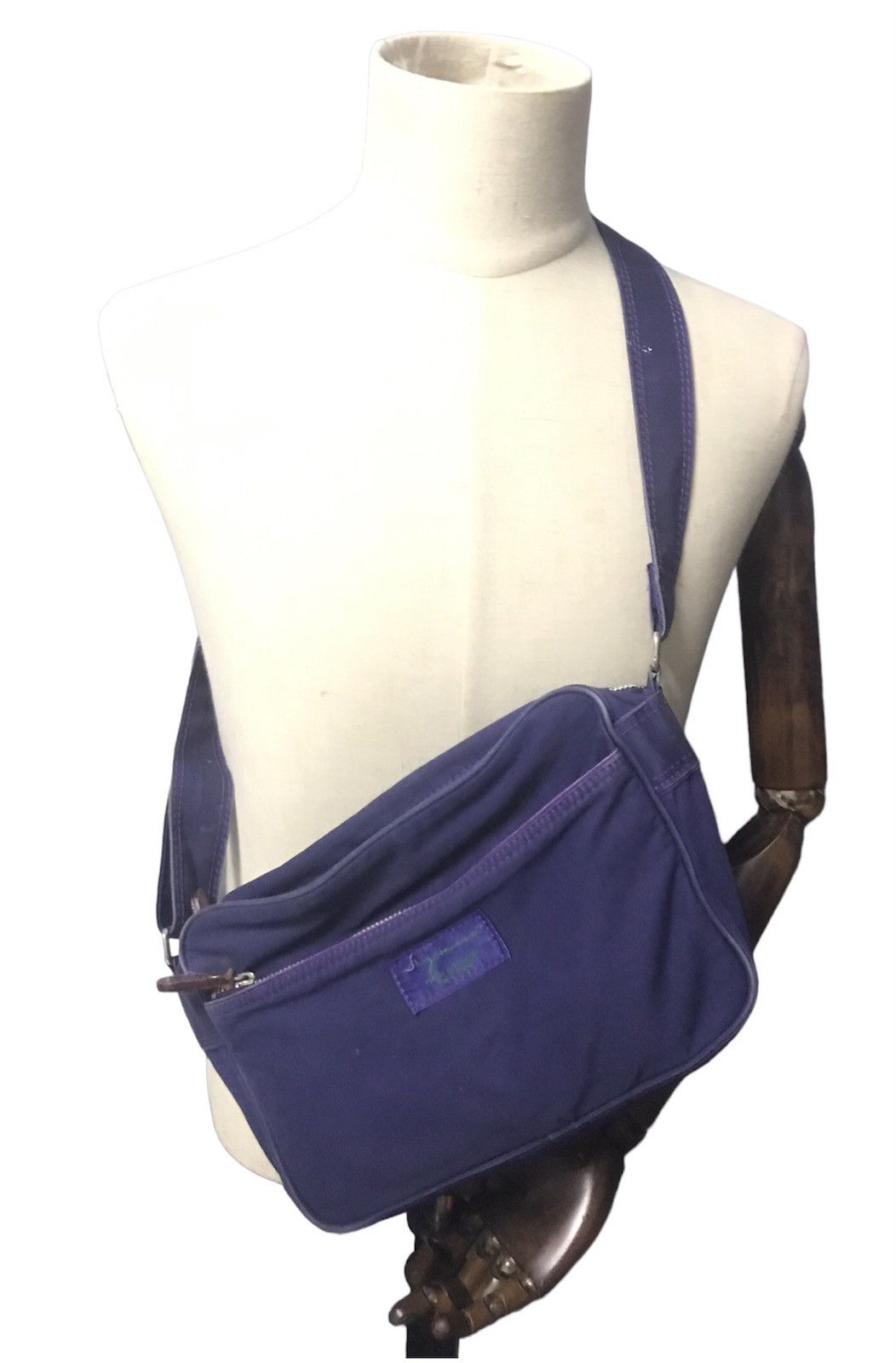 Yohji Yamamoto x YS YSaccs Sling Bag in Purple, Men's