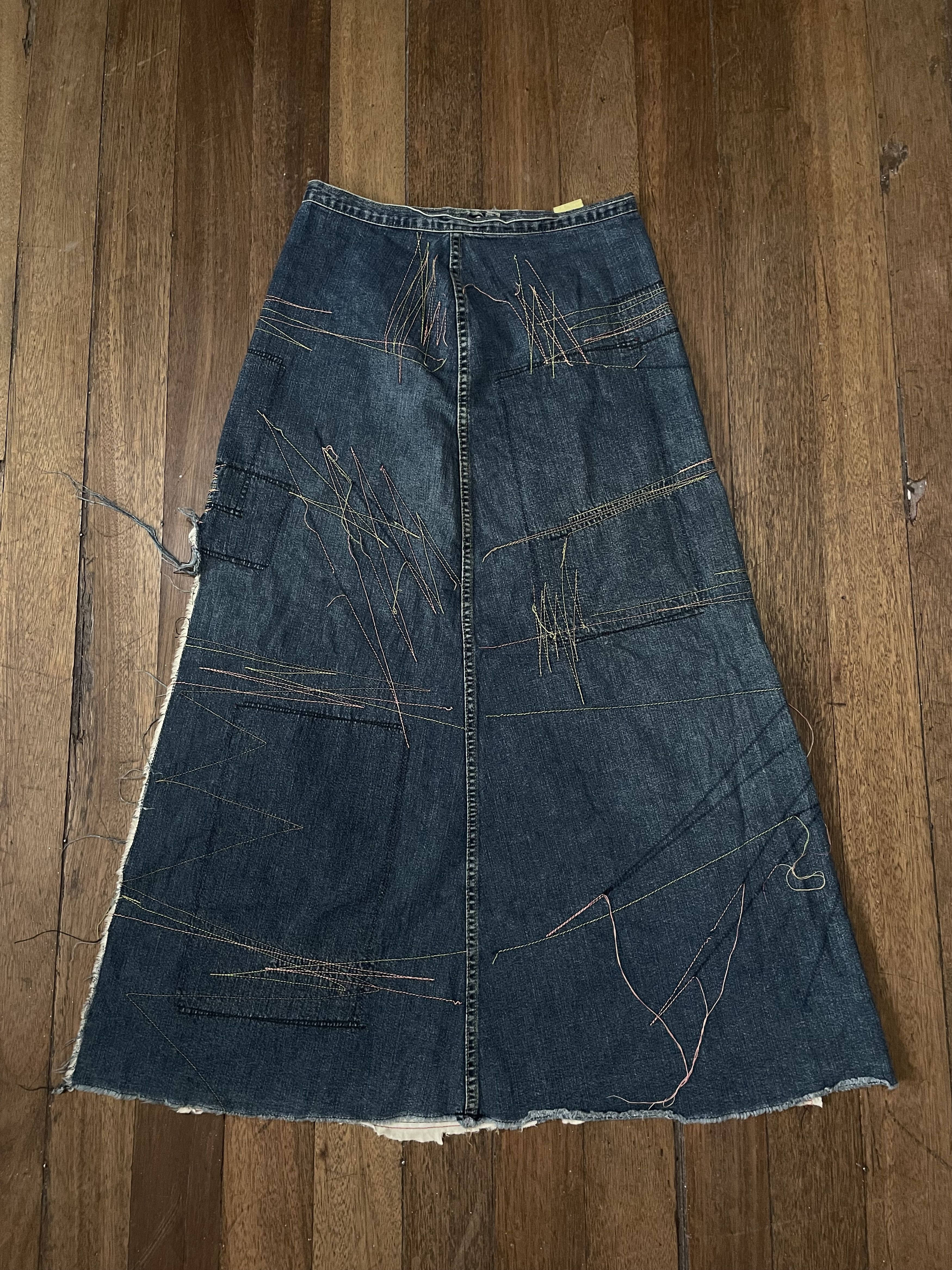 Hysteric Glamour hysteric glamour denim stitching decorative skirt Size 28" / US 6 / IT 42 - 5 Thumbnail