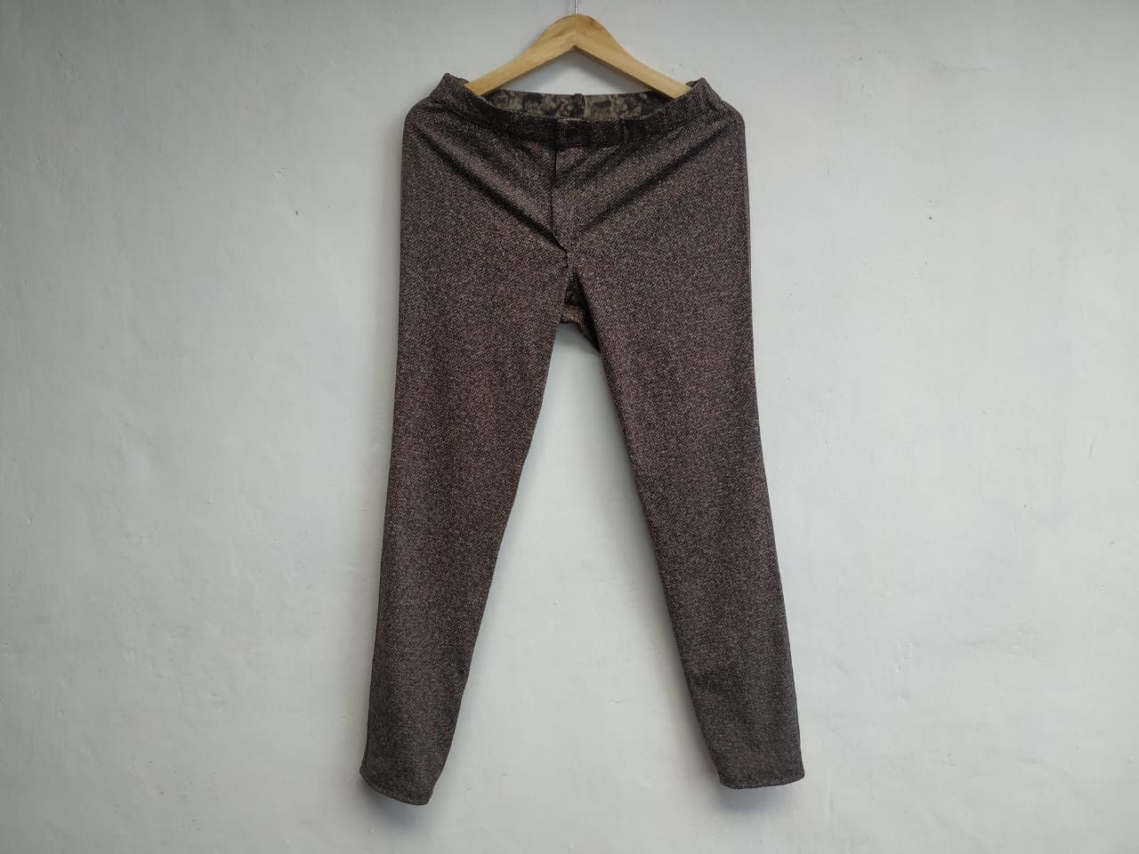 Issey Miyake Haat by Issey Miyake Animal Print Reversible Stretch Pants Size US 30 / EU 46 - 3 Thumbnail
