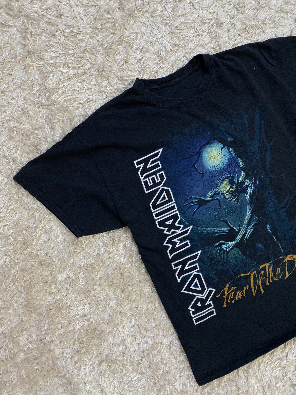 Iron Maiden × Vintage Vintage Iron Maiden t-shirt 2000s fear of the dark Size US XXL / EU 58 / 5 - 2 Thumbnail