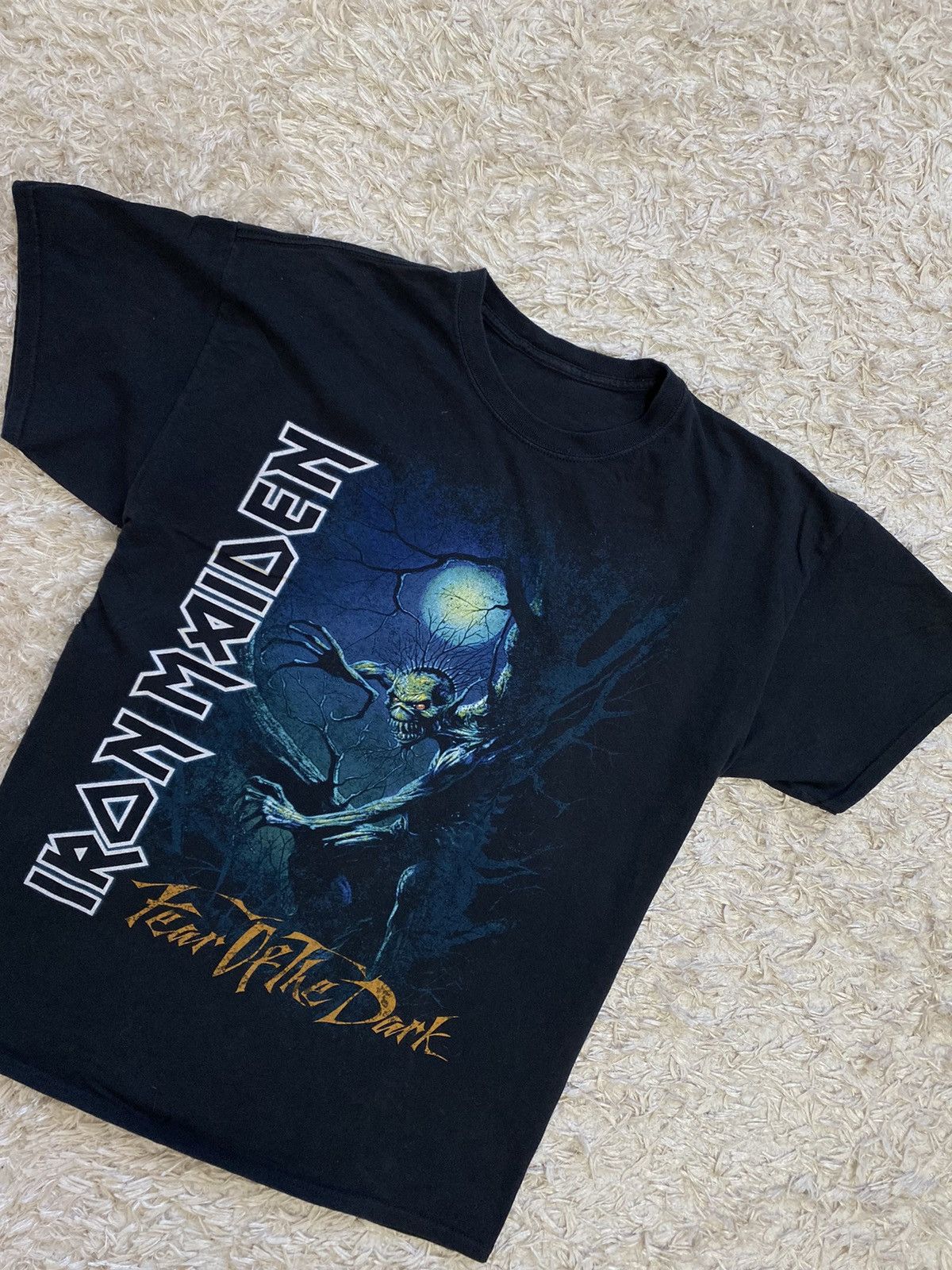 Iron Maiden × Vintage Vintage Iron Maiden t-shirt 2000s fear of the dark Size US XXL / EU 58 / 5 - 3 Thumbnail