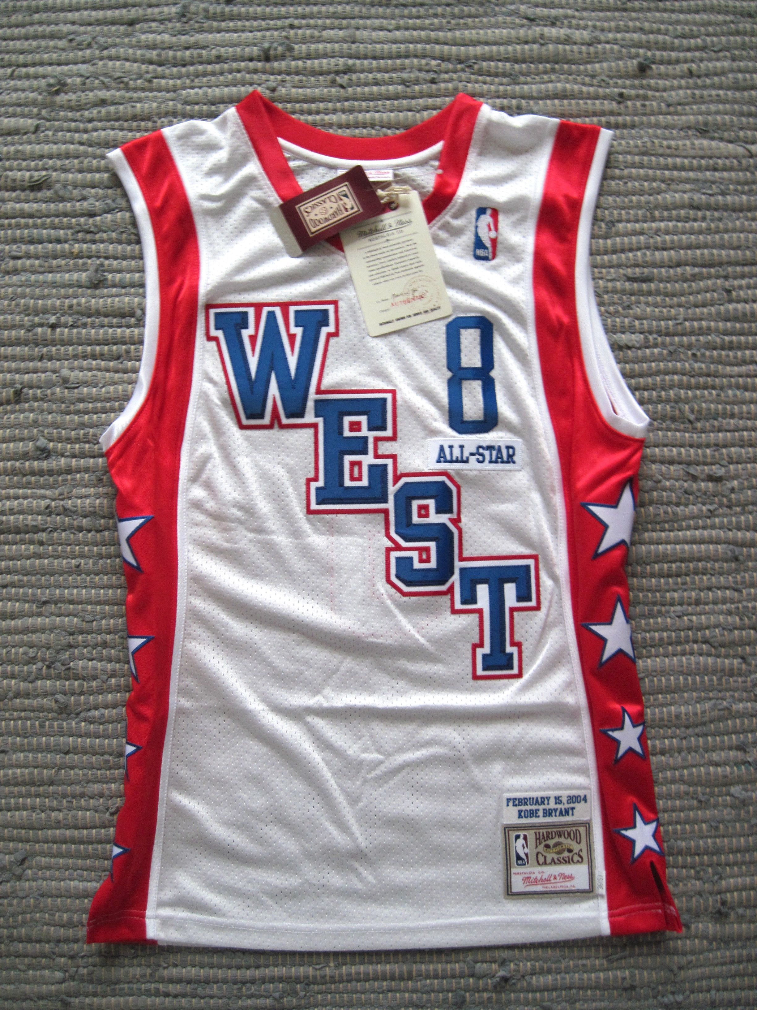 image of L A Lakers x Mitchell Ness Mitchell & Ness Hwc Kobe Bryant in All Star West, Men's (Size Small)