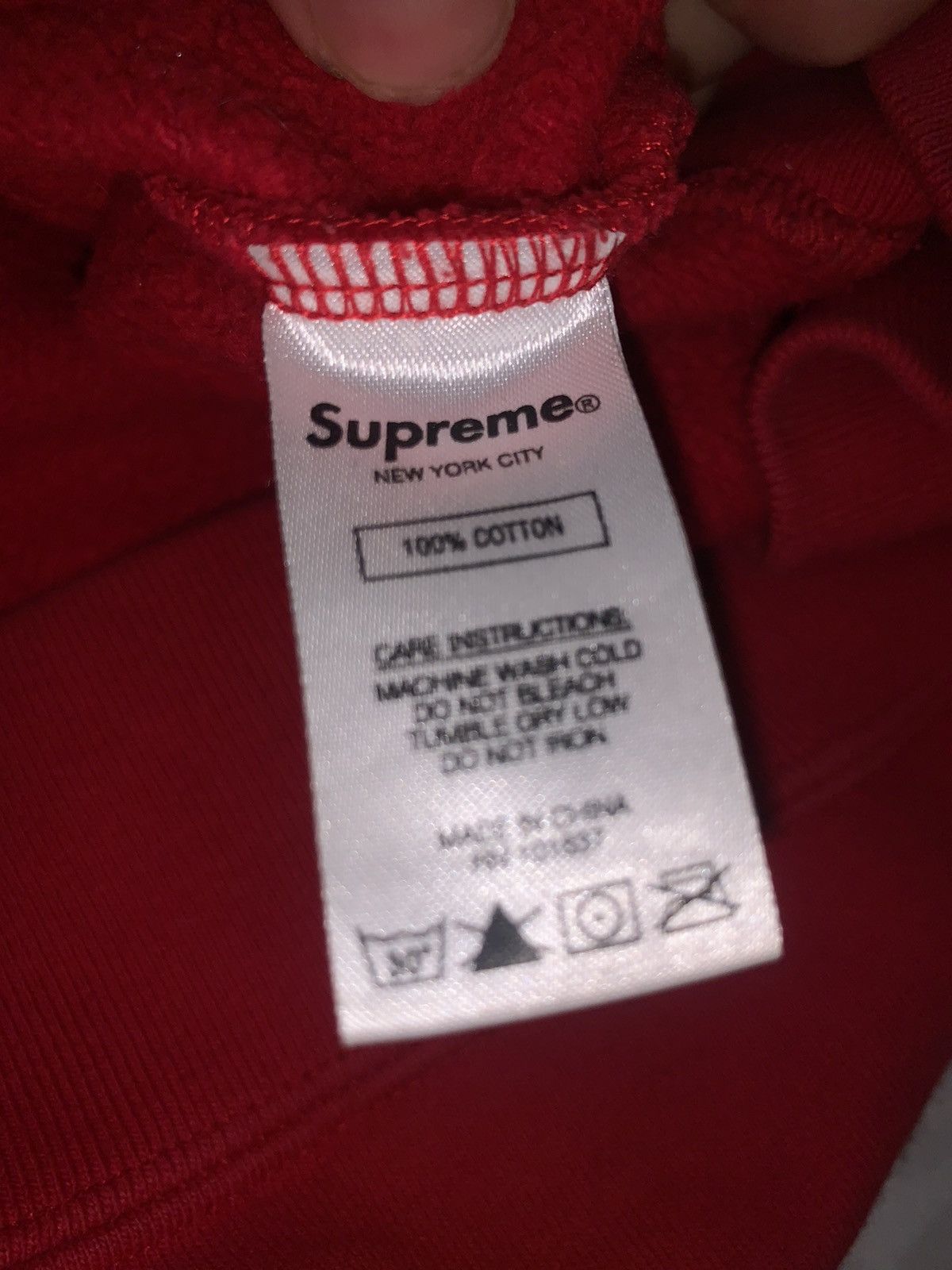 Supreme Supreme Zip Pouch Hoodie - Red Size US L / EU 52-54 / 3 - 5 Thumbnail