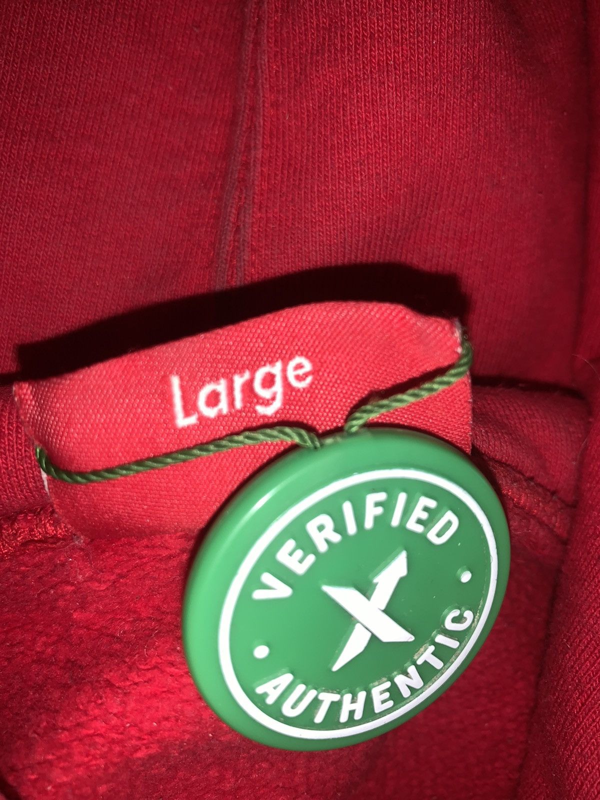 Supreme Supreme Zip Pouch Hoodie - Red Size US L / EU 52-54 / 3 - 4 Thumbnail