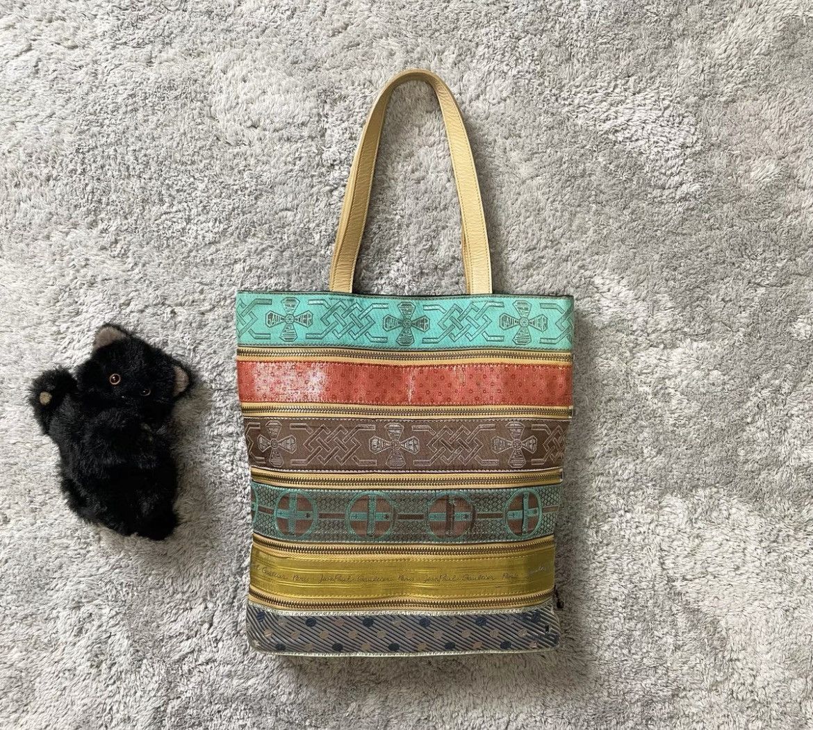 Jean Paul Gaultier Embroidery Tote Bag