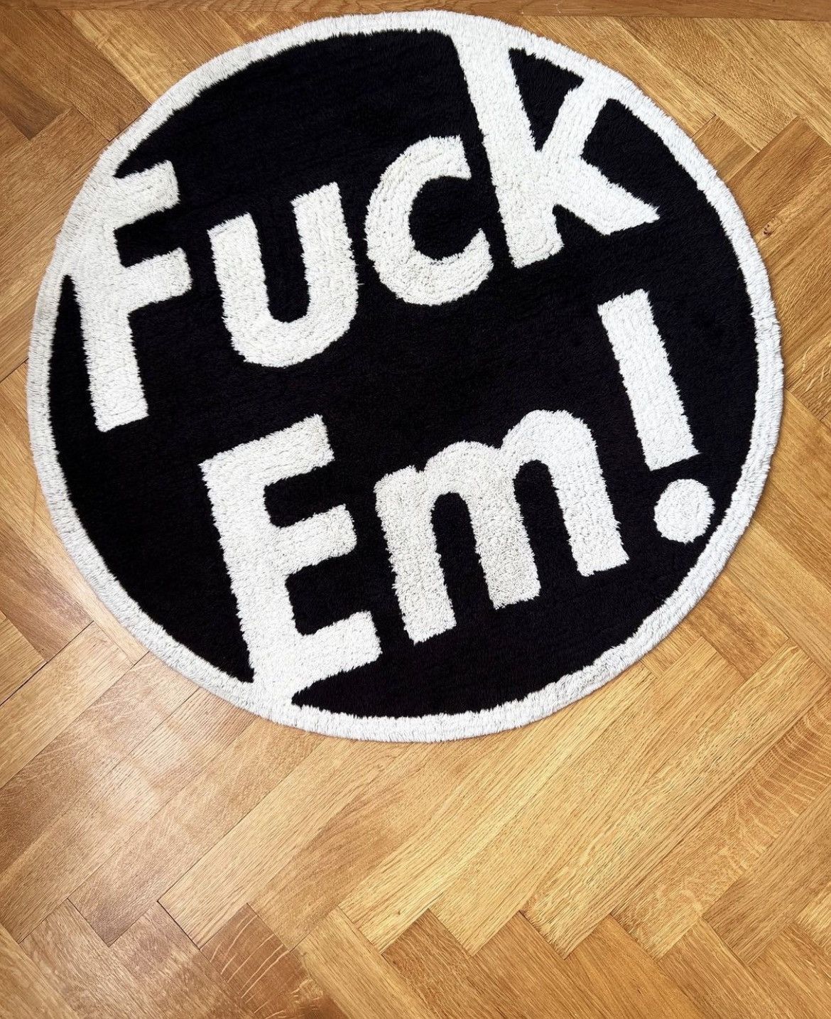 Supreme Supreme fuck em rug black | Grailed