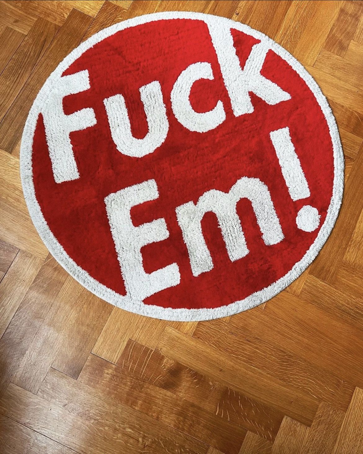 Supreme 🔥 DS! Supreme Rug Carpet Mat Blanket Red Box Logo Fuck Em