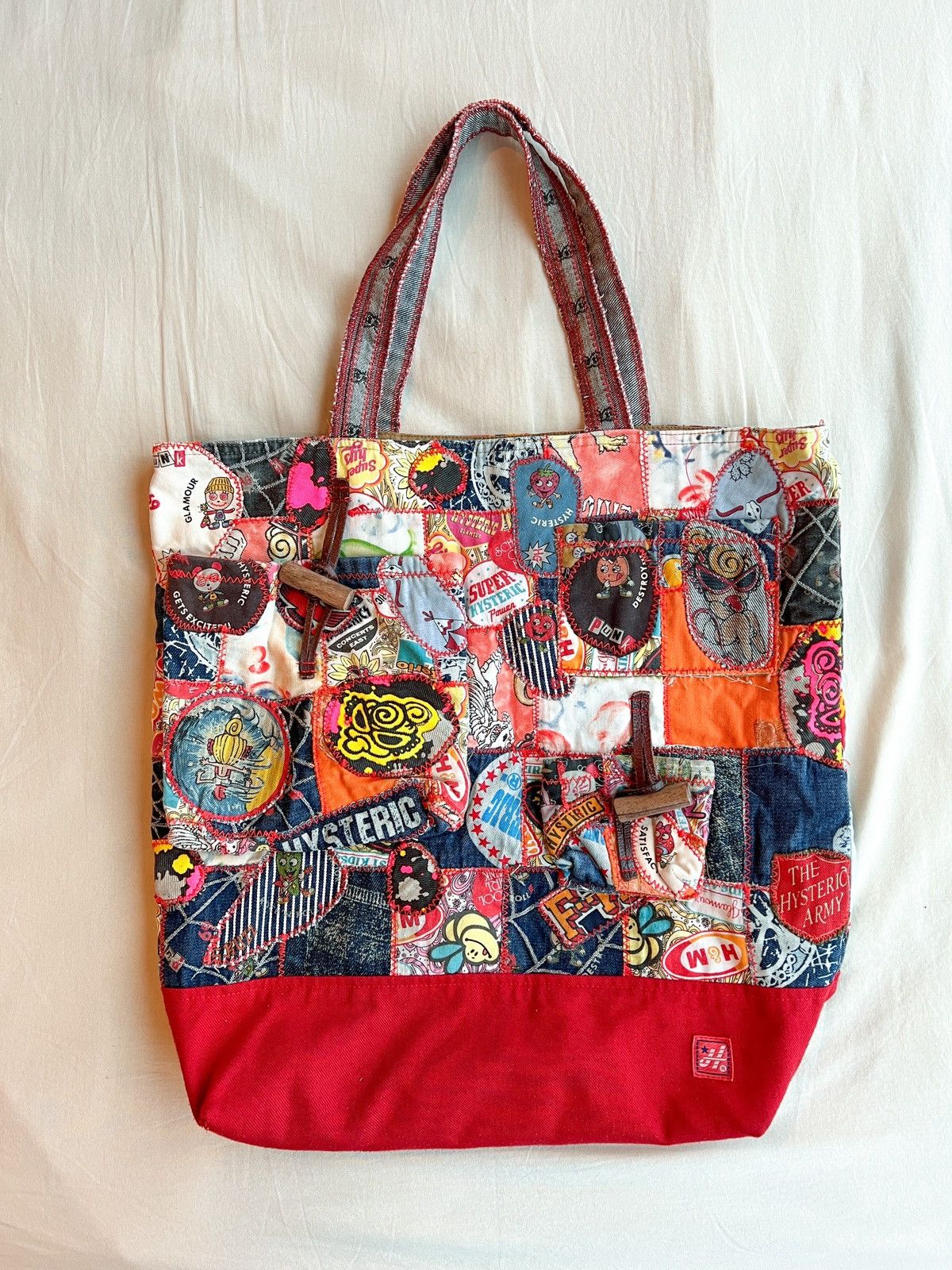 Hysteric Glamour Patch work Tote bag