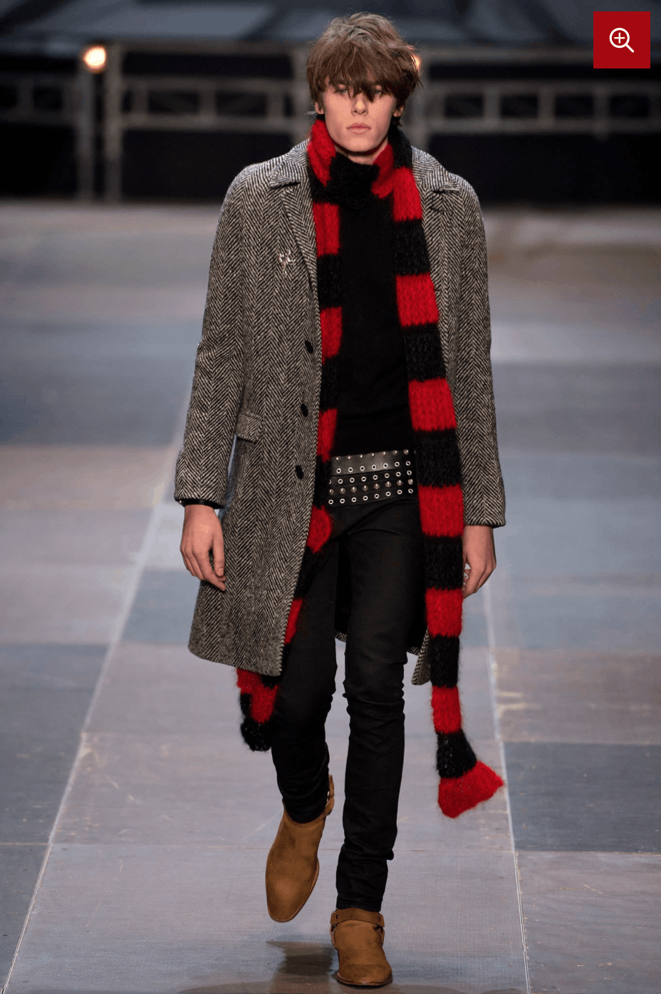 13aw SAINT LAURENT PARIS モヘアマフラー 13aw SAINT LAURENT PARISエディ期 モヘアマフラー