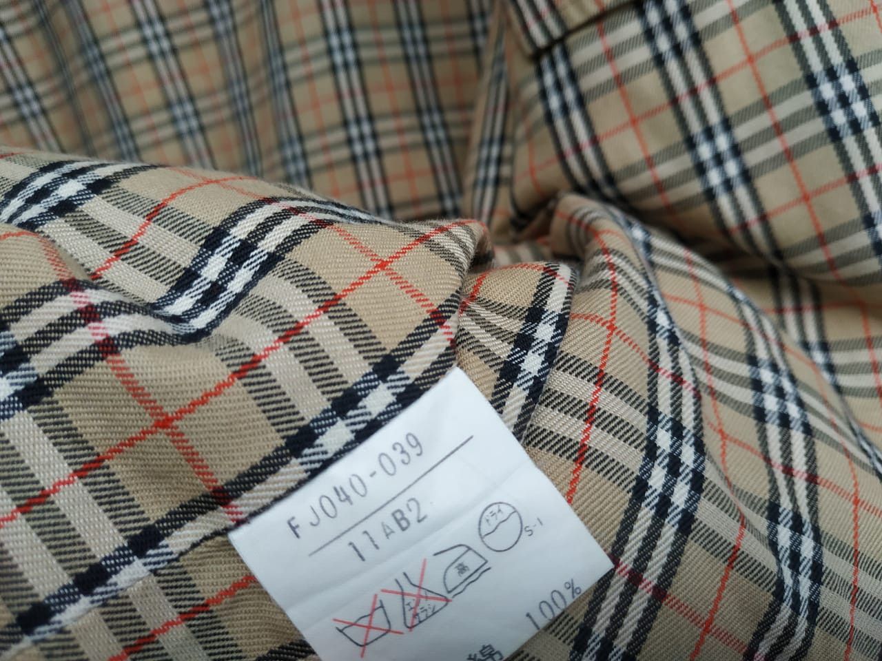 Burberry Fit M to L, Vintage Burberry Nova Check Jacket Size L / US 10 / IT 46 - 6 Thumbnail