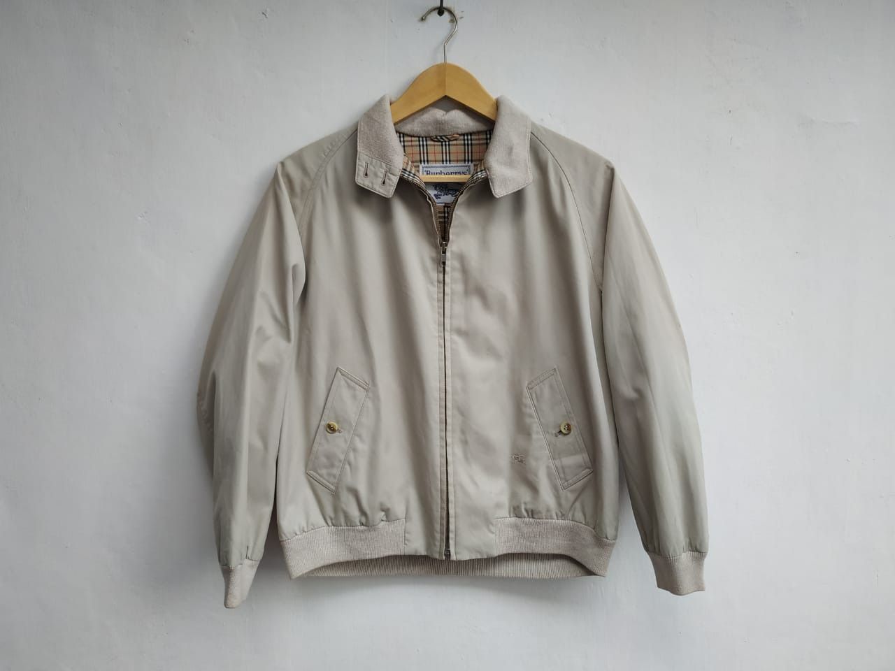 Burberry Fit M to L, Vintage Burberry Nova Check Jacket Size L / US 10 / IT 46 - 4 Thumbnail