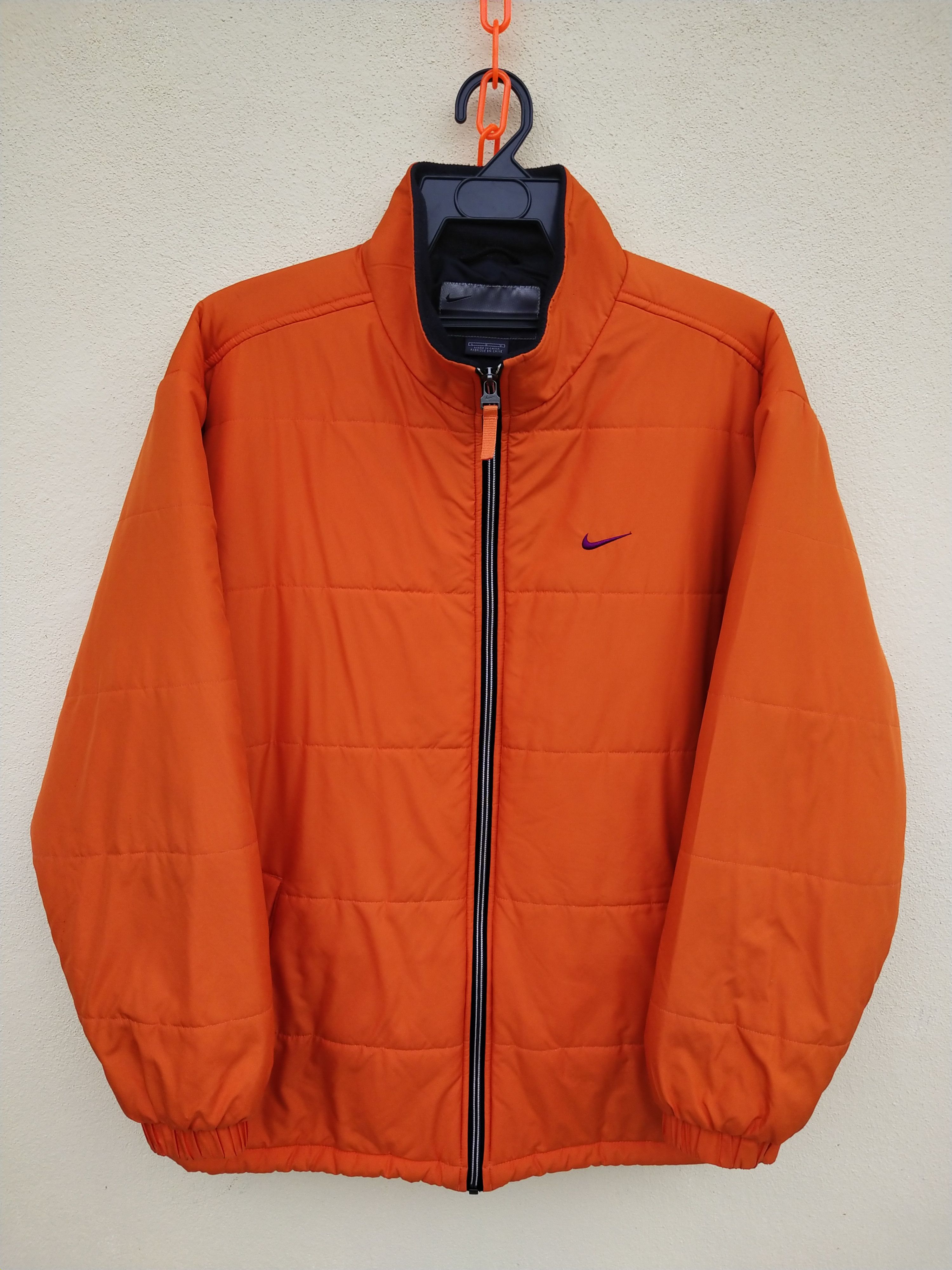 Nike × Vintage 🔥 Vintage Nike Small Swoosh Embroidery Zipper Jacket Size US L / EU 52-54 / 3 - 1 Thumbnail