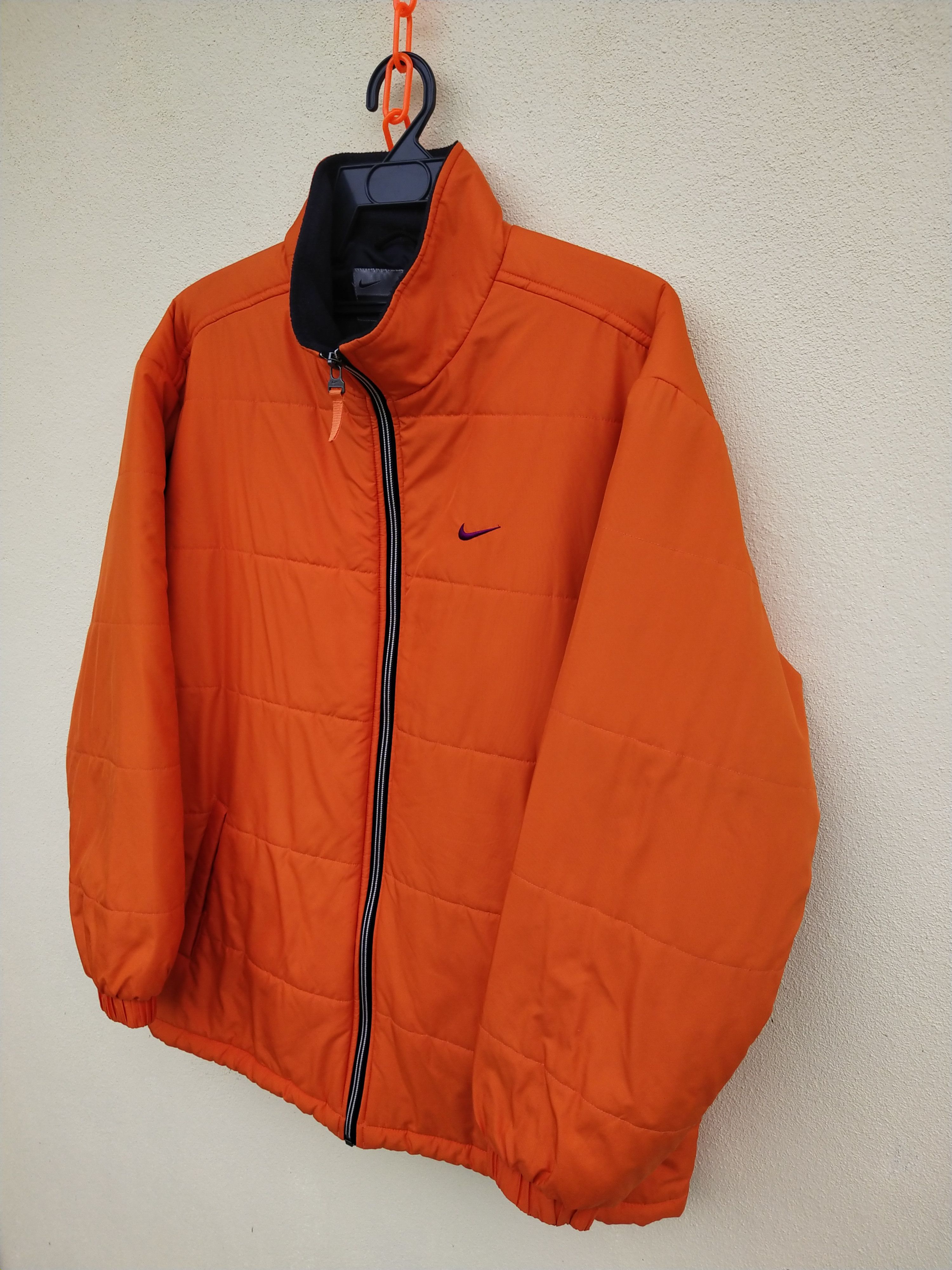 Nike × Vintage 🔥 Vintage Nike Small Swoosh Embroidery Zipper Jacket Size US L / EU 52-54 / 3 - 3 Thumbnail