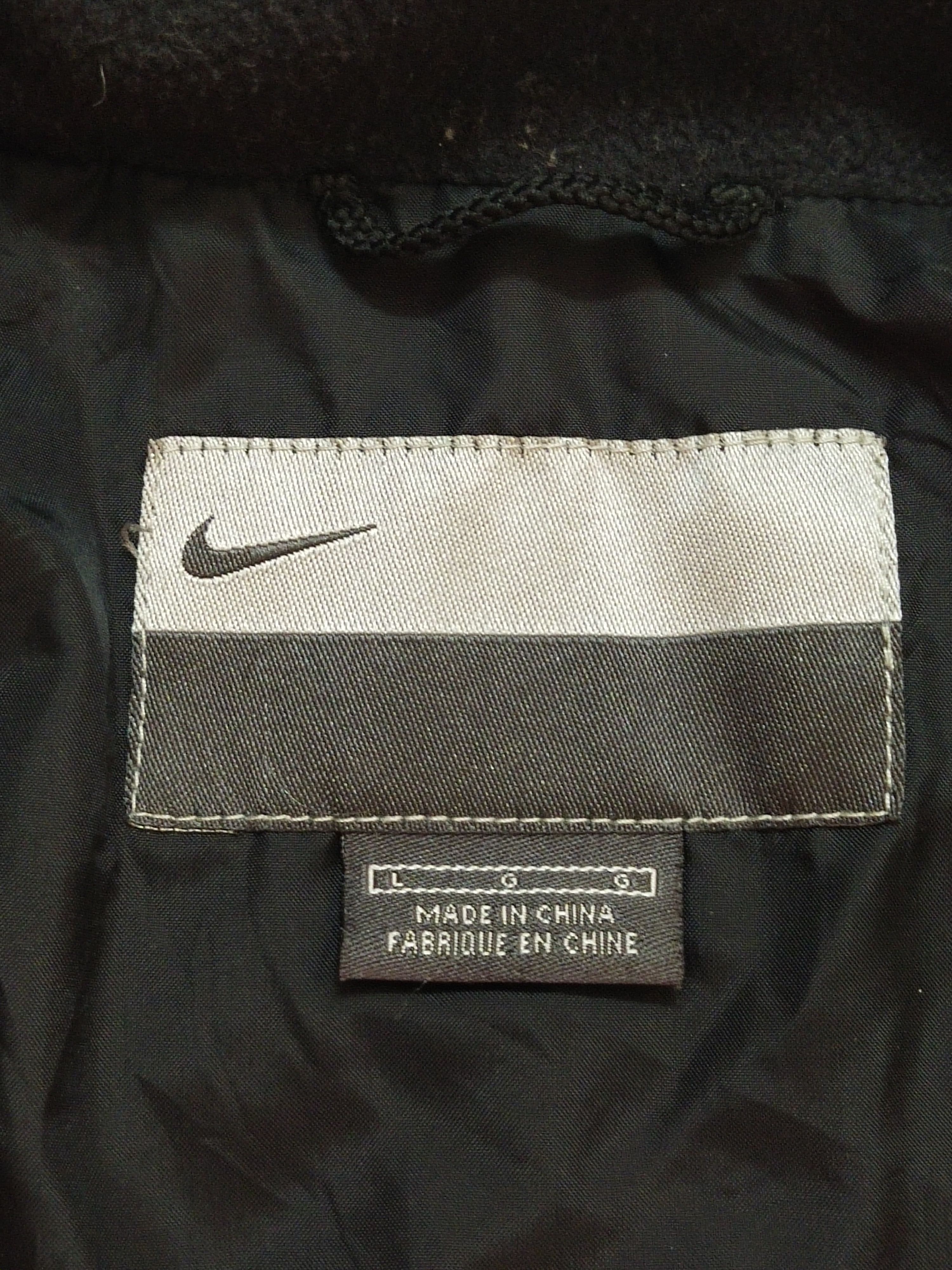 Nike × Vintage 🔥 Vintage Nike Small Swoosh Embroidery Zipper Jacket Size US L / EU 52-54 / 3 - 5 Thumbnail