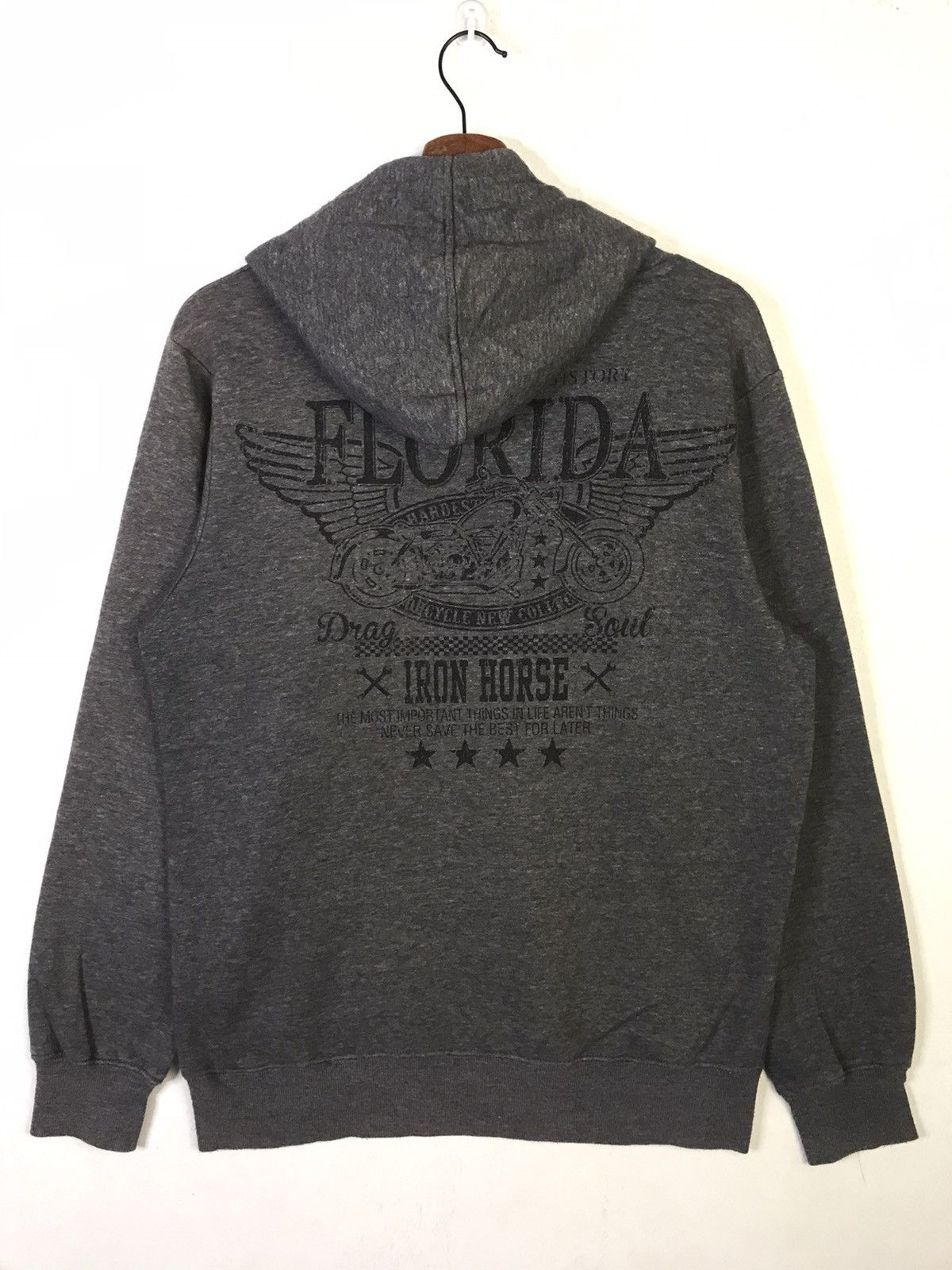 Vintage Florida Motorcyle Iron Horse Pullover Hoodie Size US L / EU 52-54 / 3 - 2 Preview