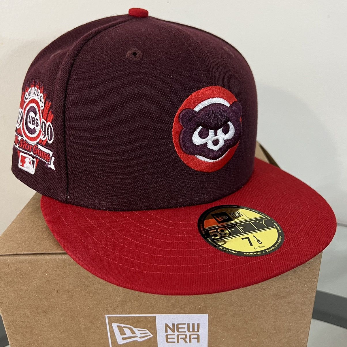 7 1/8 Crown Minded Chicago Cubs Grub Pack Chipotle Maroon