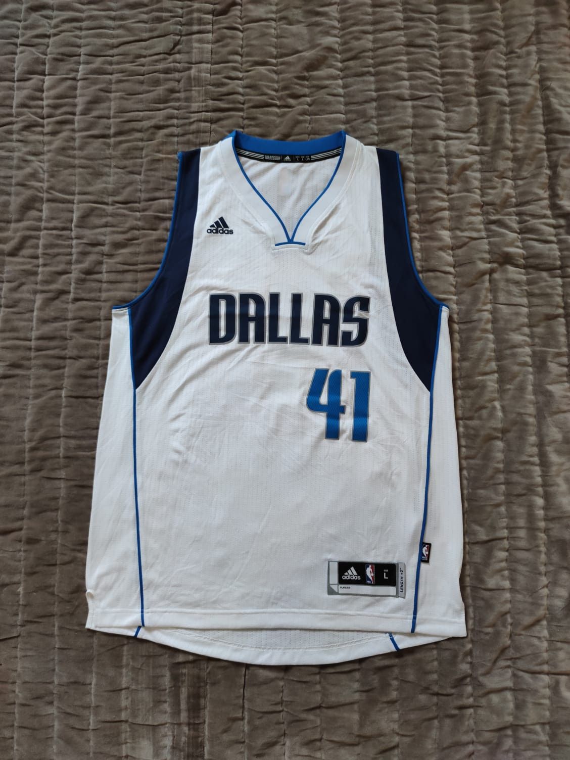 Dirk Nowitzki #41 Adidas Swingman Jersey Dallas Mavericks