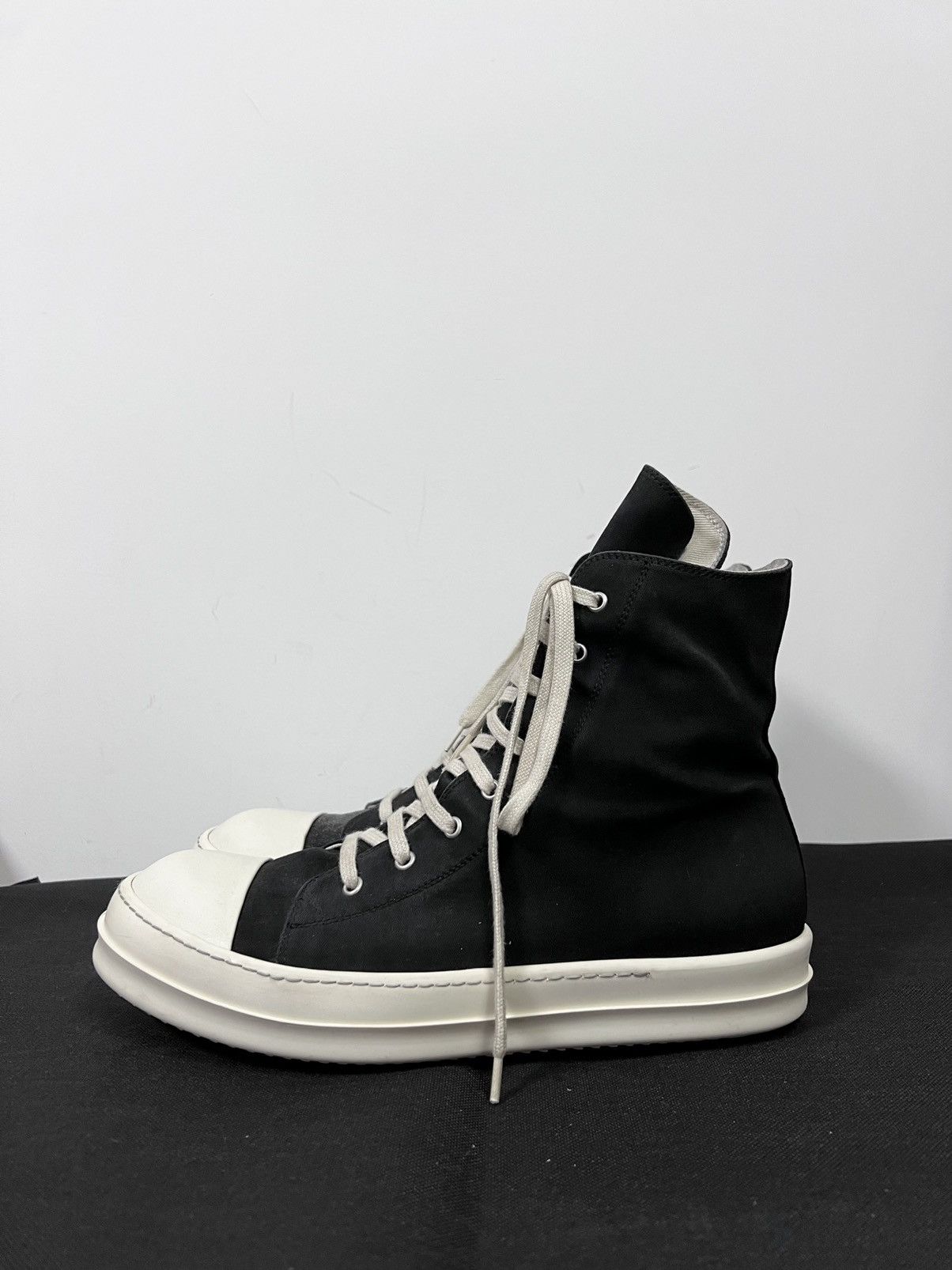 Rick Owens Drkshdw Rick owens drkshdw gradient ramones high top sneakers sz45 Size US 12 / EU 45 - 4 Thumbnail