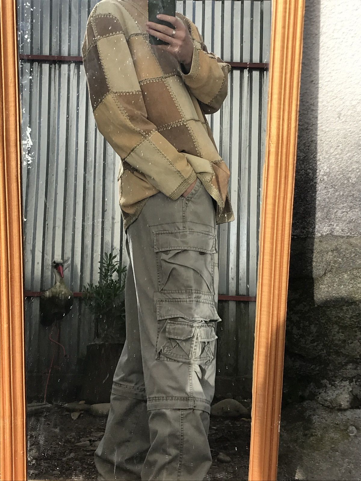 Japanese Brand × Vintage Vintage Patchwork Leather Jacket Y2K Size US L / EU 52-54 / 3 - 10 Thumbnail