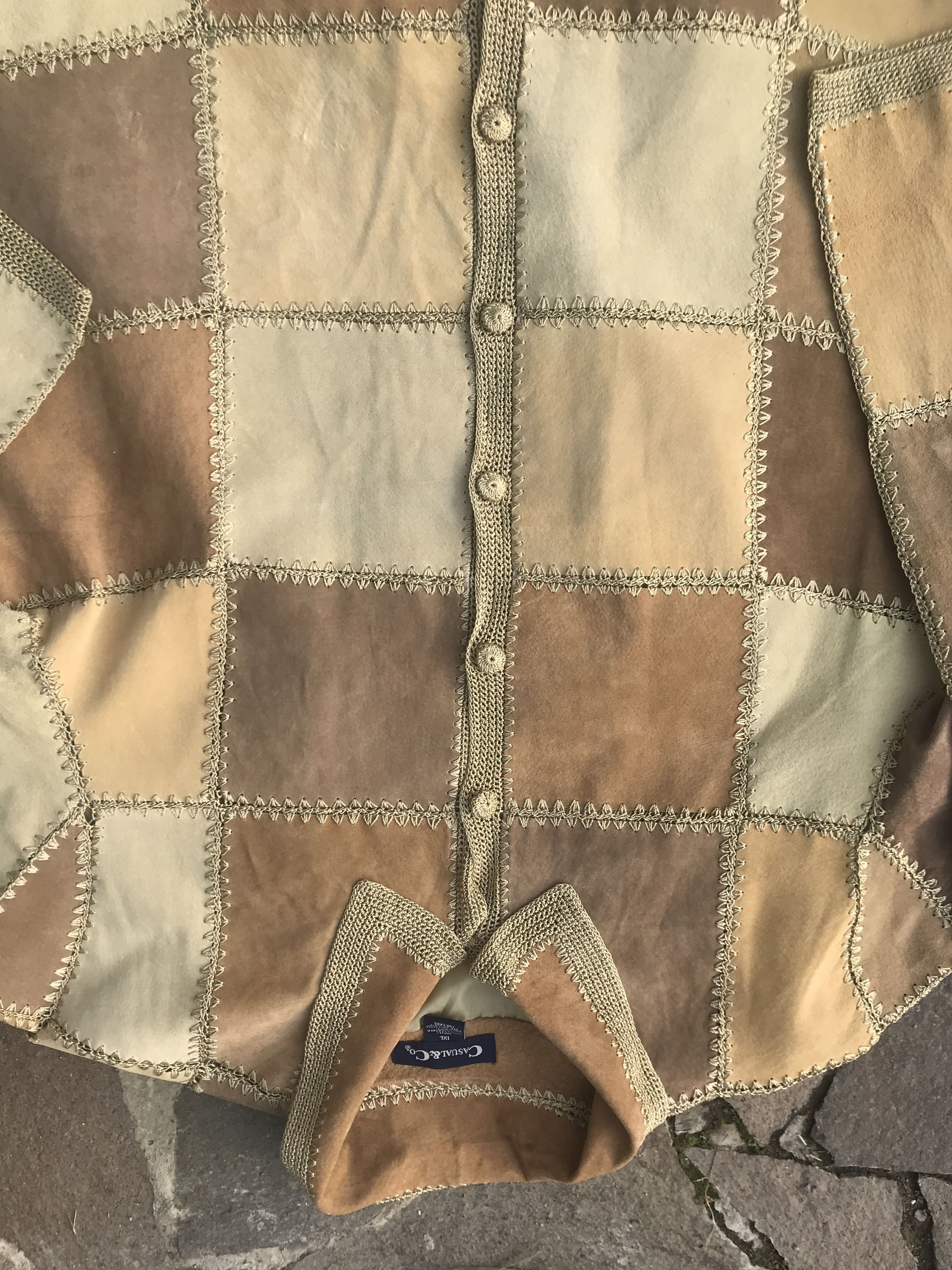 Japanese Brand × Vintage Vintage Patchwork Leather Jacket Y2K Size US L / EU 52-54 / 3 - 2 Thumbnail