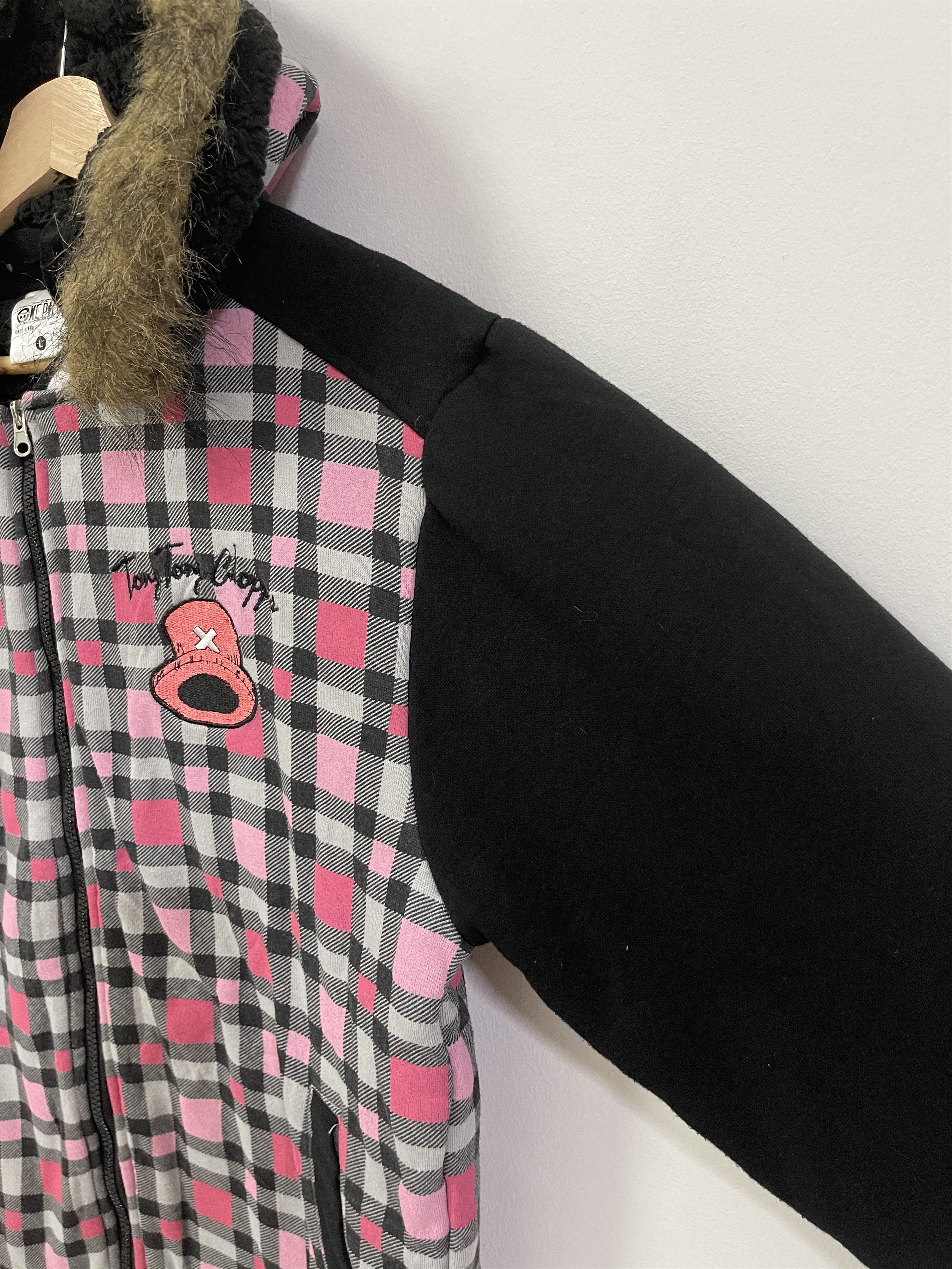 Cartoon Network Vintage One Piece Tony Tony Chopper Primaloft Plaid Hoodie Size M / US 6-8 / IT 42-44 - 6 Thumbnail