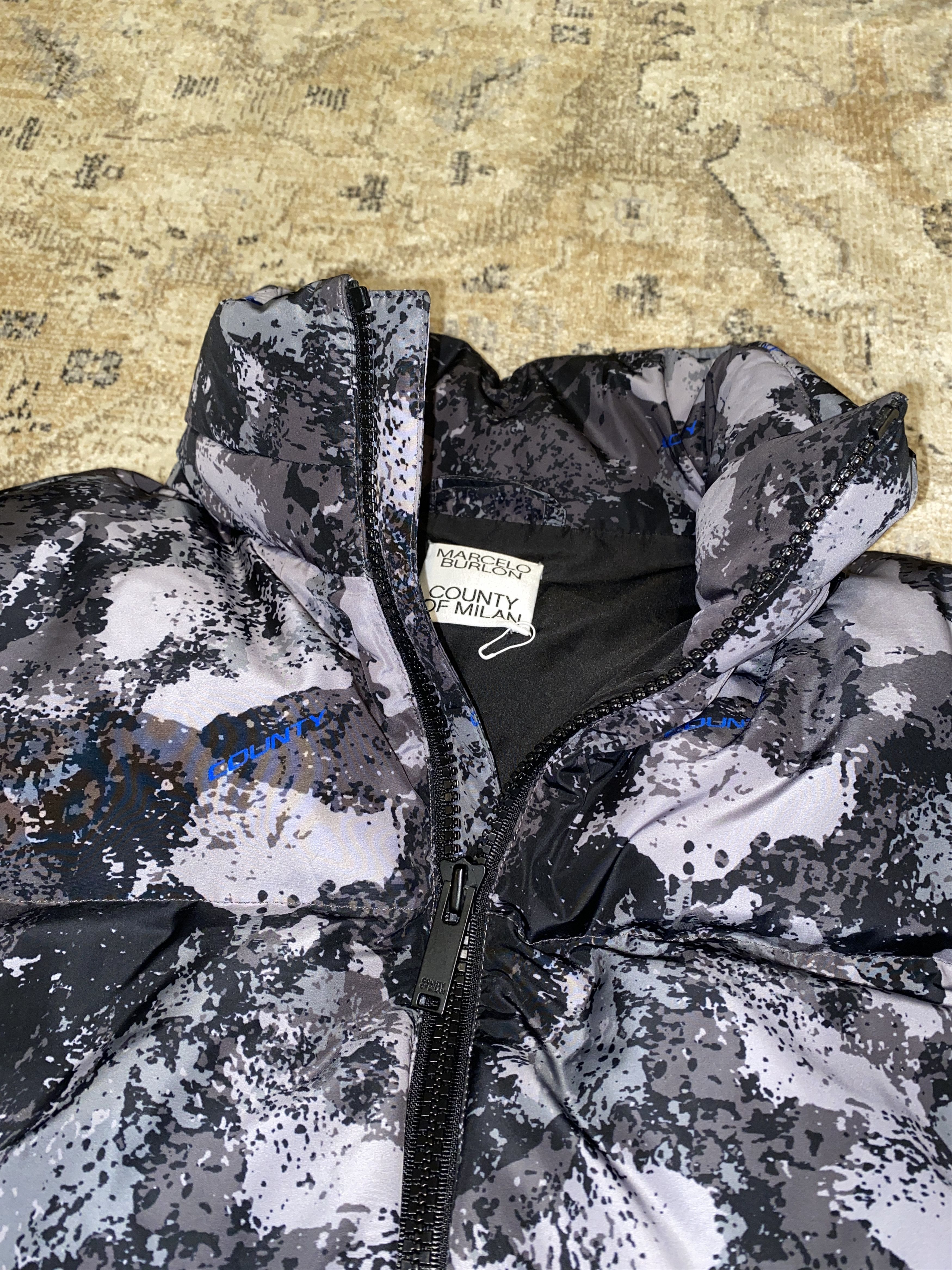 Marcelo Burlon CAMO PUFFER JACKET Size US L / EU 52-54 / 3 - 4 Thumbnail