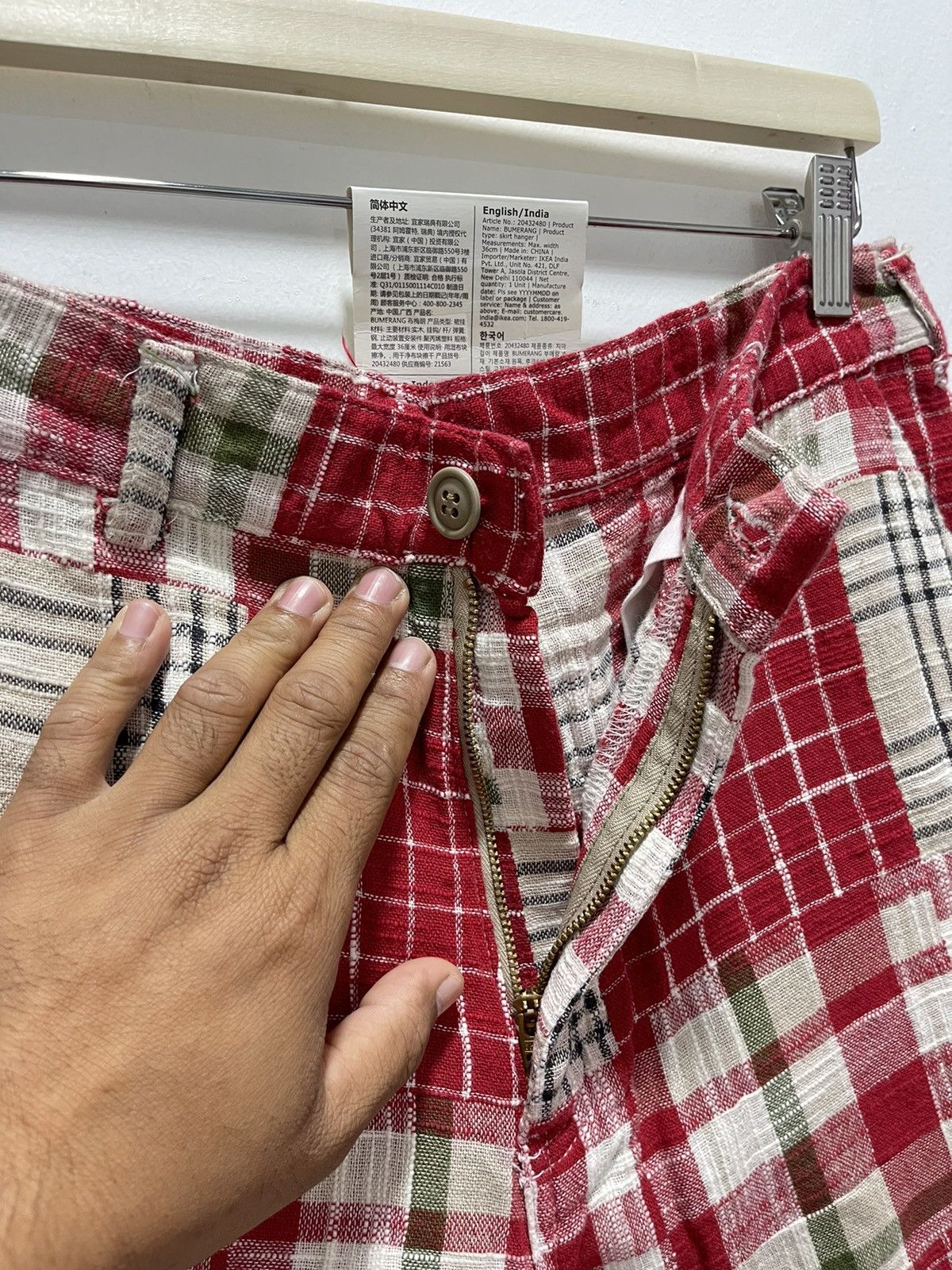 Japanese Brand × Vintage VINTAGE DAYTONA PLAID SHORT PANTS Size US 30 / EU 46 - 4 Thumbnail