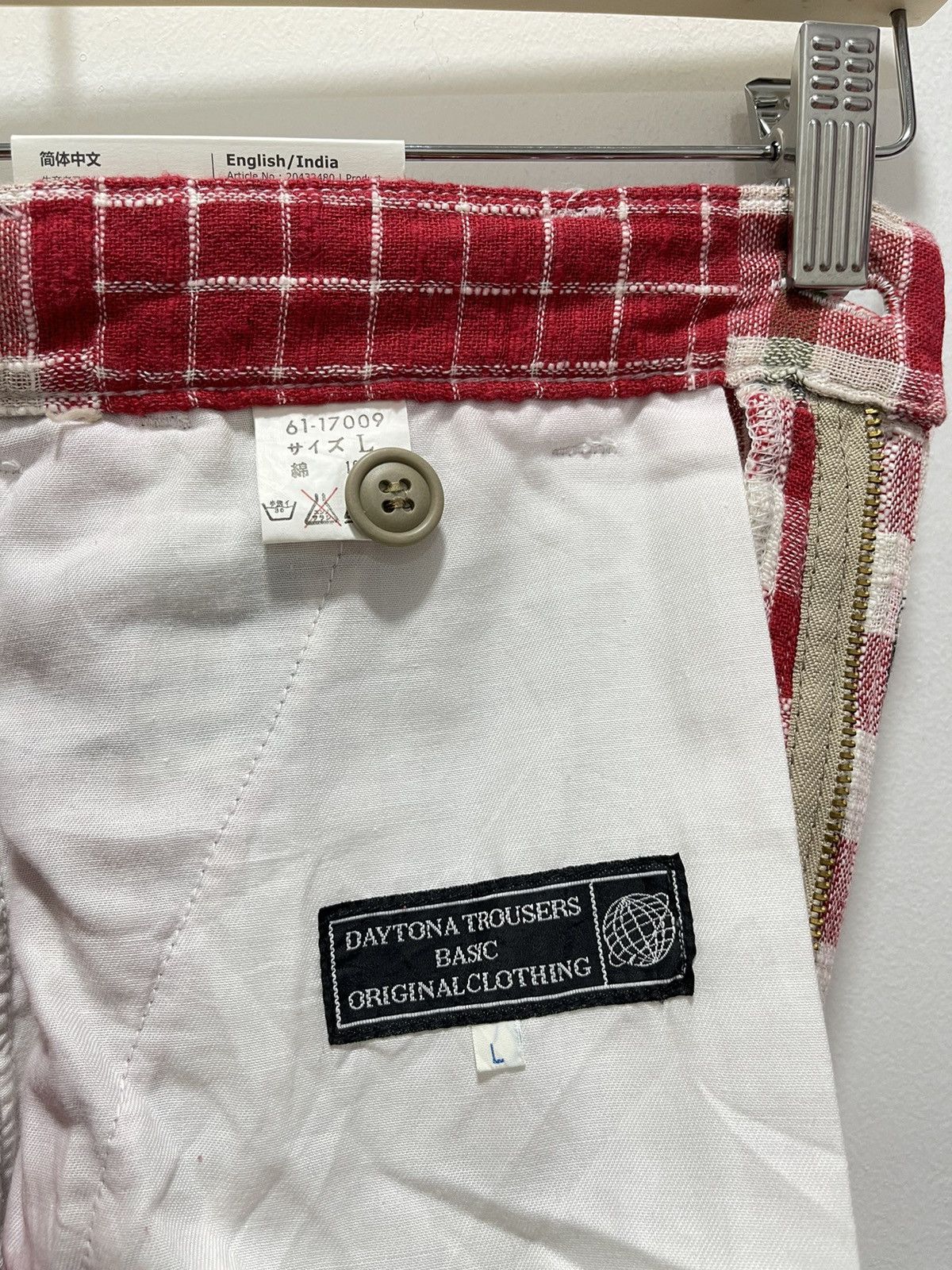 Japanese Brand × Vintage VINTAGE DAYTONA PLAID SHORT PANTS Size US 30 / EU 46 - 8 Thumbnail