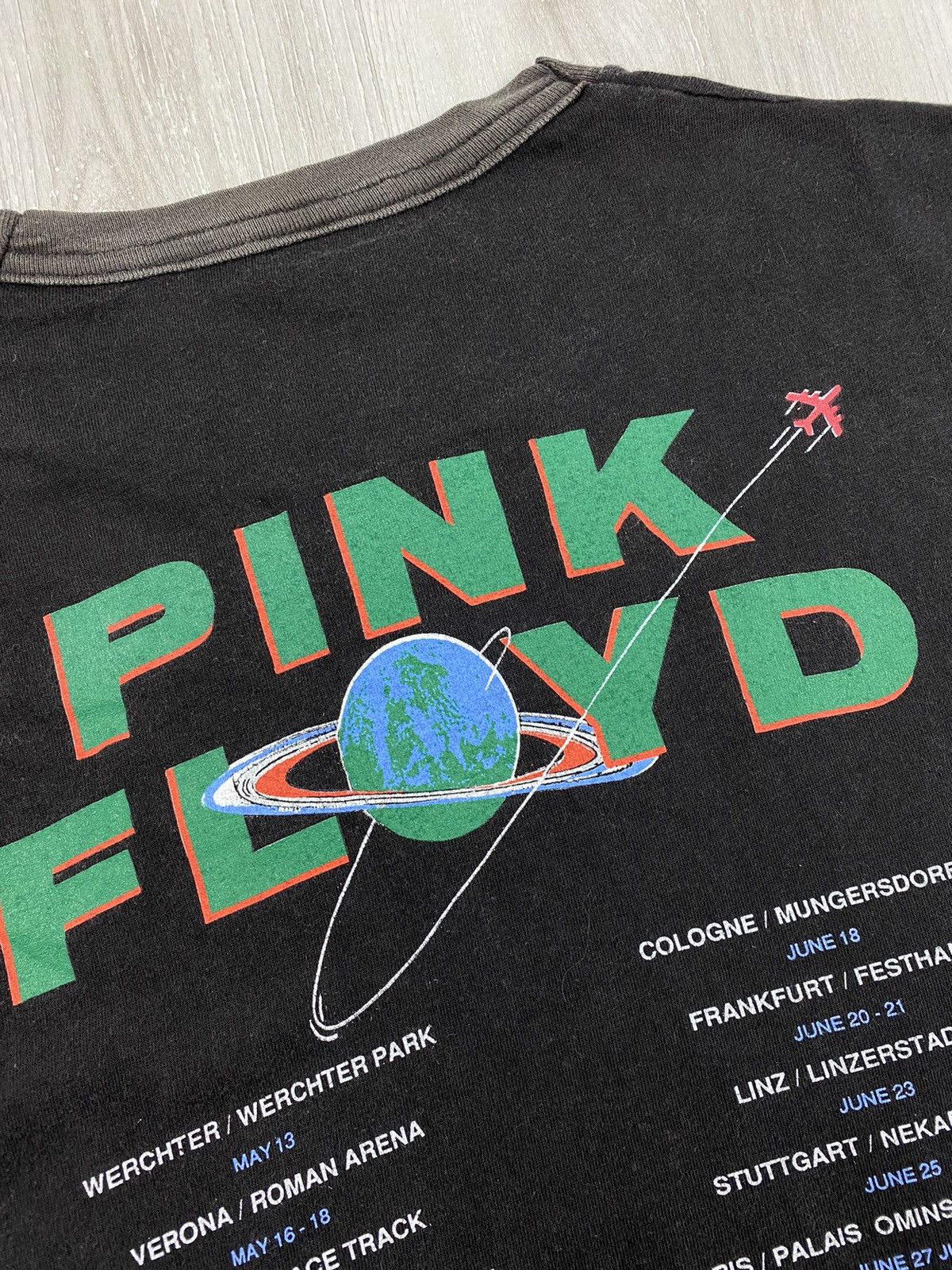 Band Tees × Pink Floyd × Vintage Vintage Pink Floyd 1989 World Tour Tee 80s BROCKUM Size US S / EU 44-46 / 1 - 8 Thumbnail