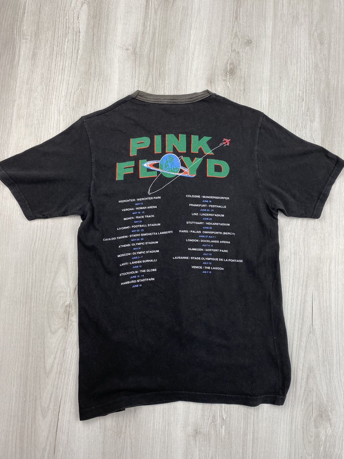 Band Tees × Pink Floyd × Vintage Vintage Pink Floyd 1989 World Tour Tee 80s BROCKUM Size US S / EU 44-46 / 1 - 2 Thumbnail