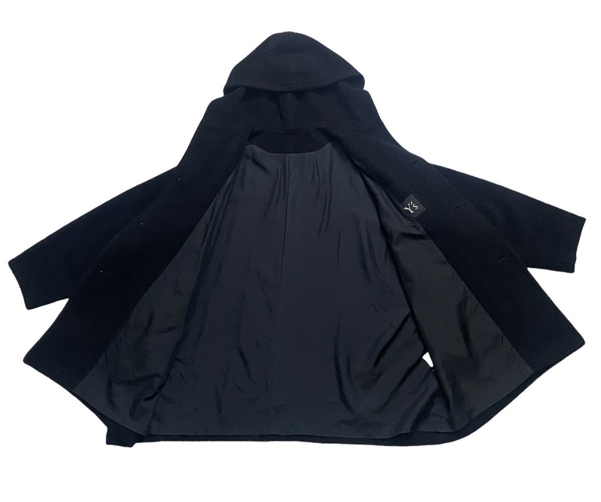 Japanese Brand Y's Yohji yamamoto oversize wool hoodie button up jacket Size US XXL / EU 58 / 5 - 6 Thumbnail