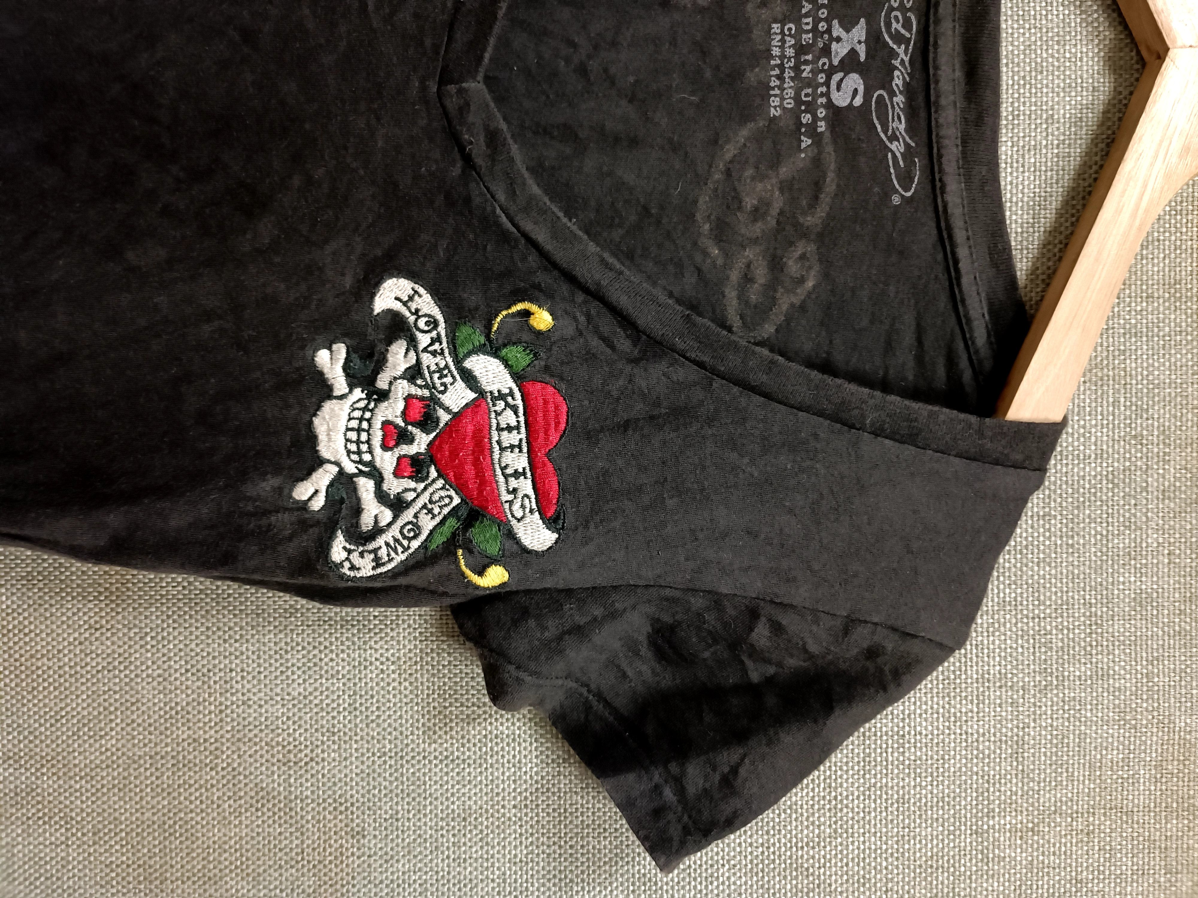 Ed Hardy t shirt ed hardy love kills slowly made in usa Size XS / US 0-2 / IT 36-38 - 3 Thumbnail