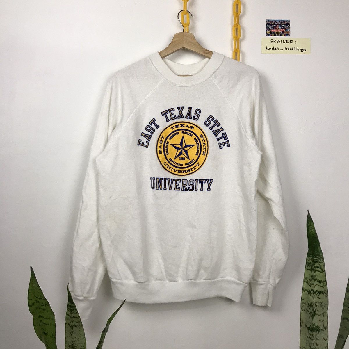 Vintage Vintage 80s East Texas University Size US L / EU 52-54 / 3 - 1 Thumbnail