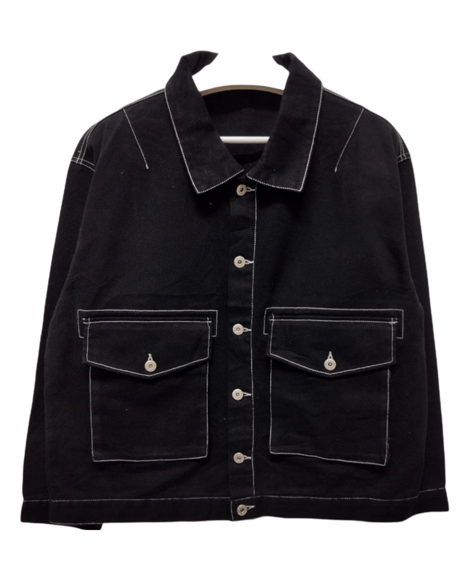 Nylaus Japan Black Oversized Jacket