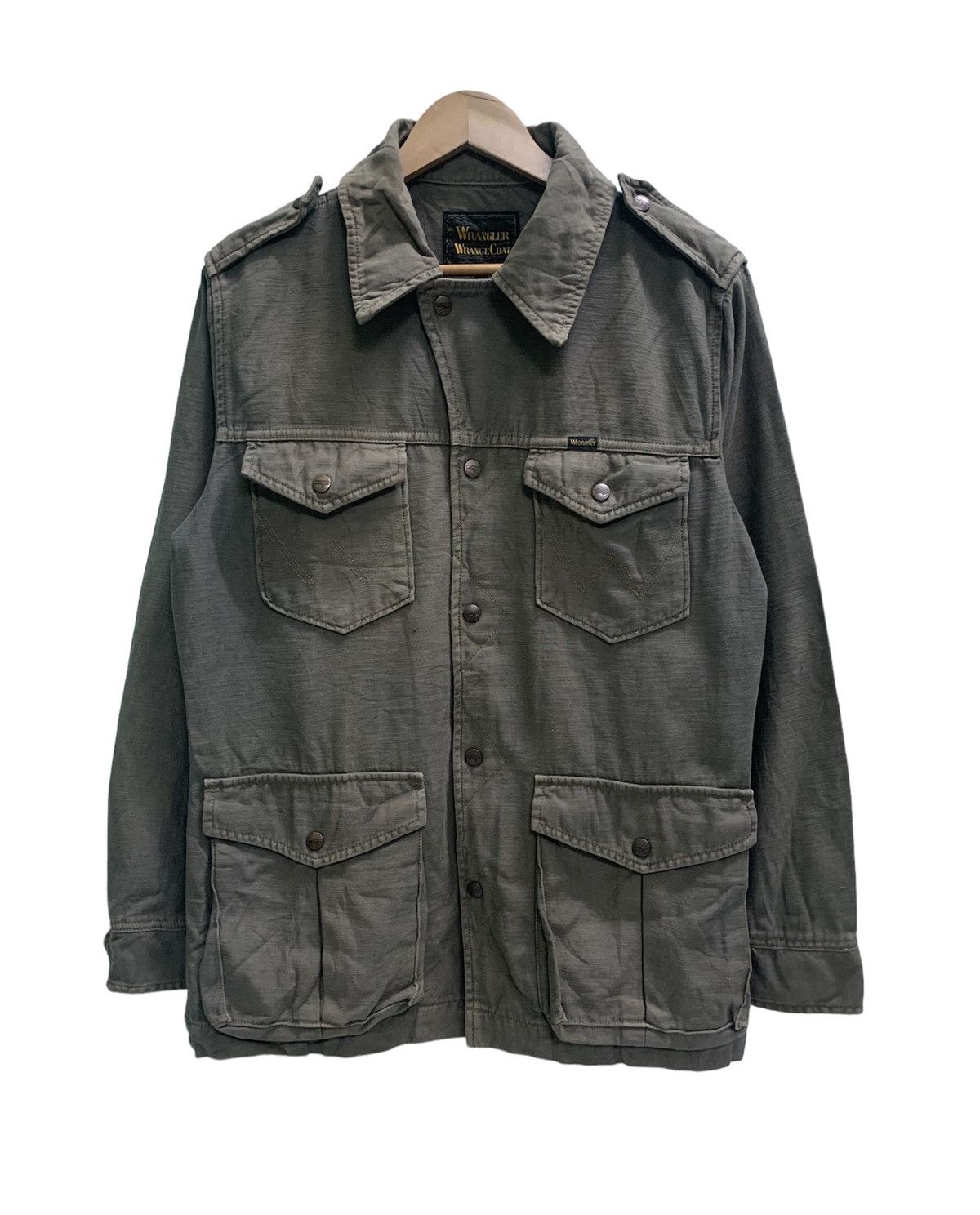 Vintage Wrangler wrange coat army jacket