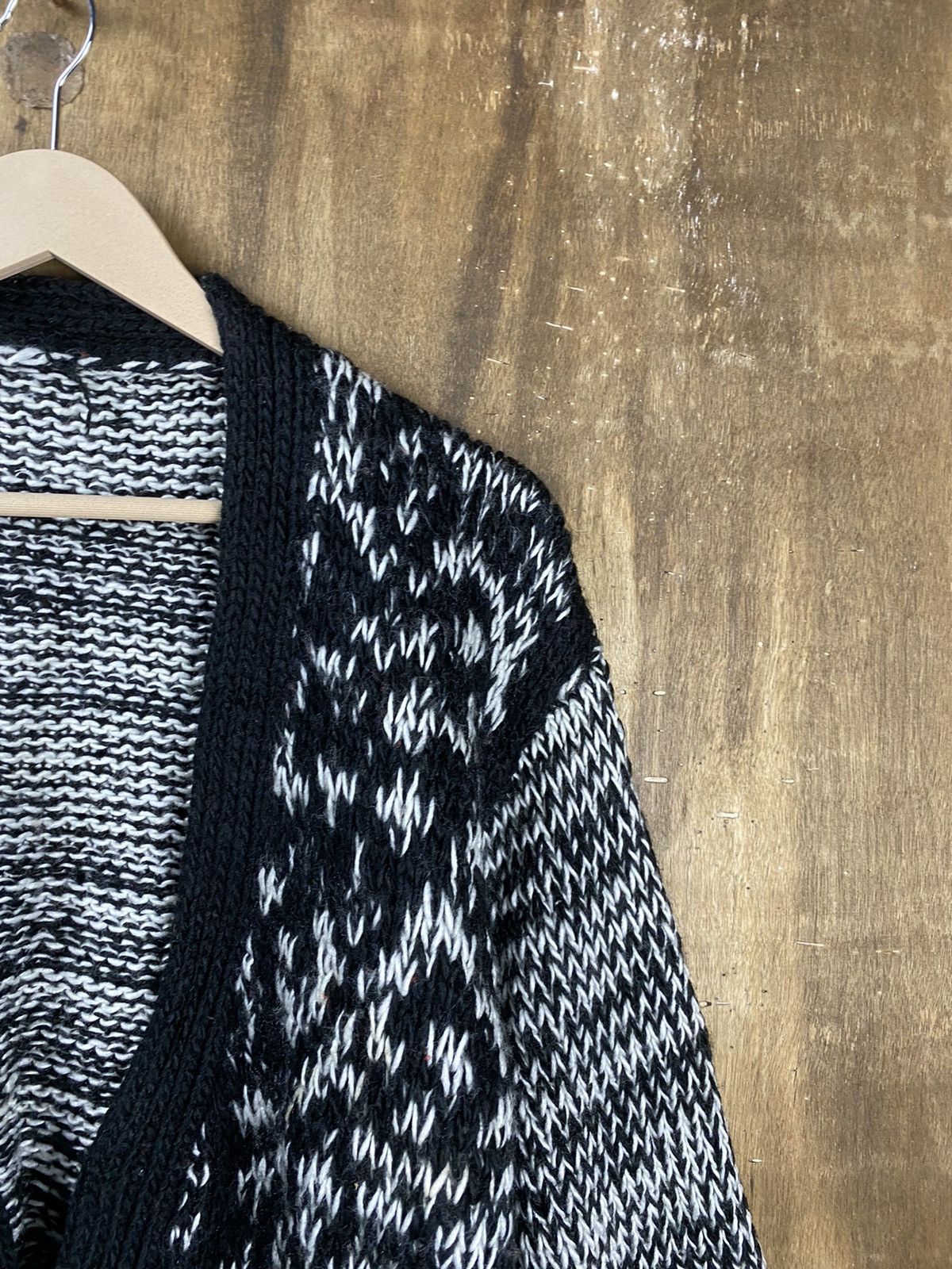 Vintage Japan vintage cardigan mohair fur art Knitwear #Z085 Size US L / EU 52-54 / 3 - 4 Thumbnail
