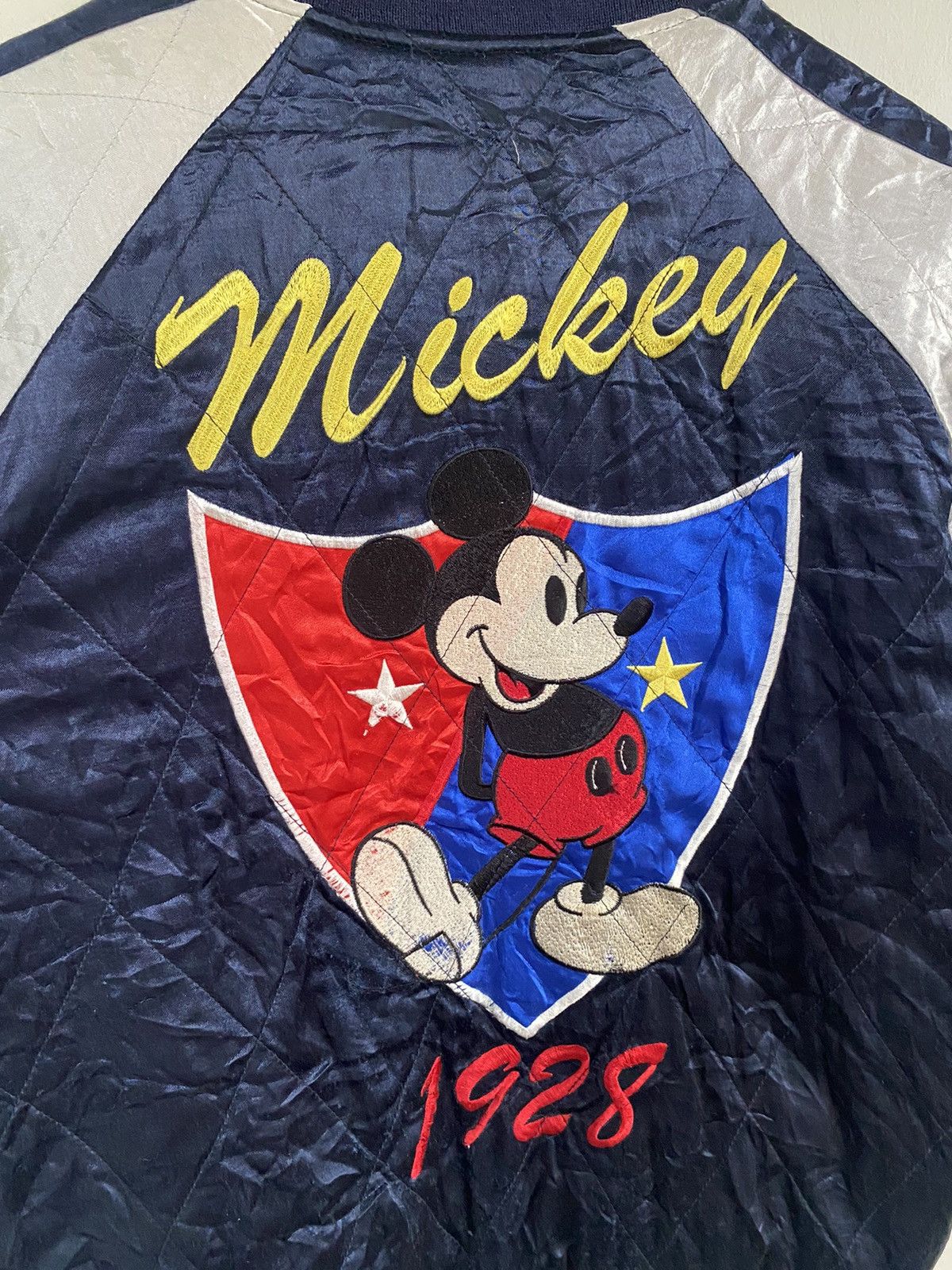 Disney Vintage Mickey Mouse Embroidery sukajan jacket 90s Size US L / EU 52-54 / 3 - 6 Thumbnail