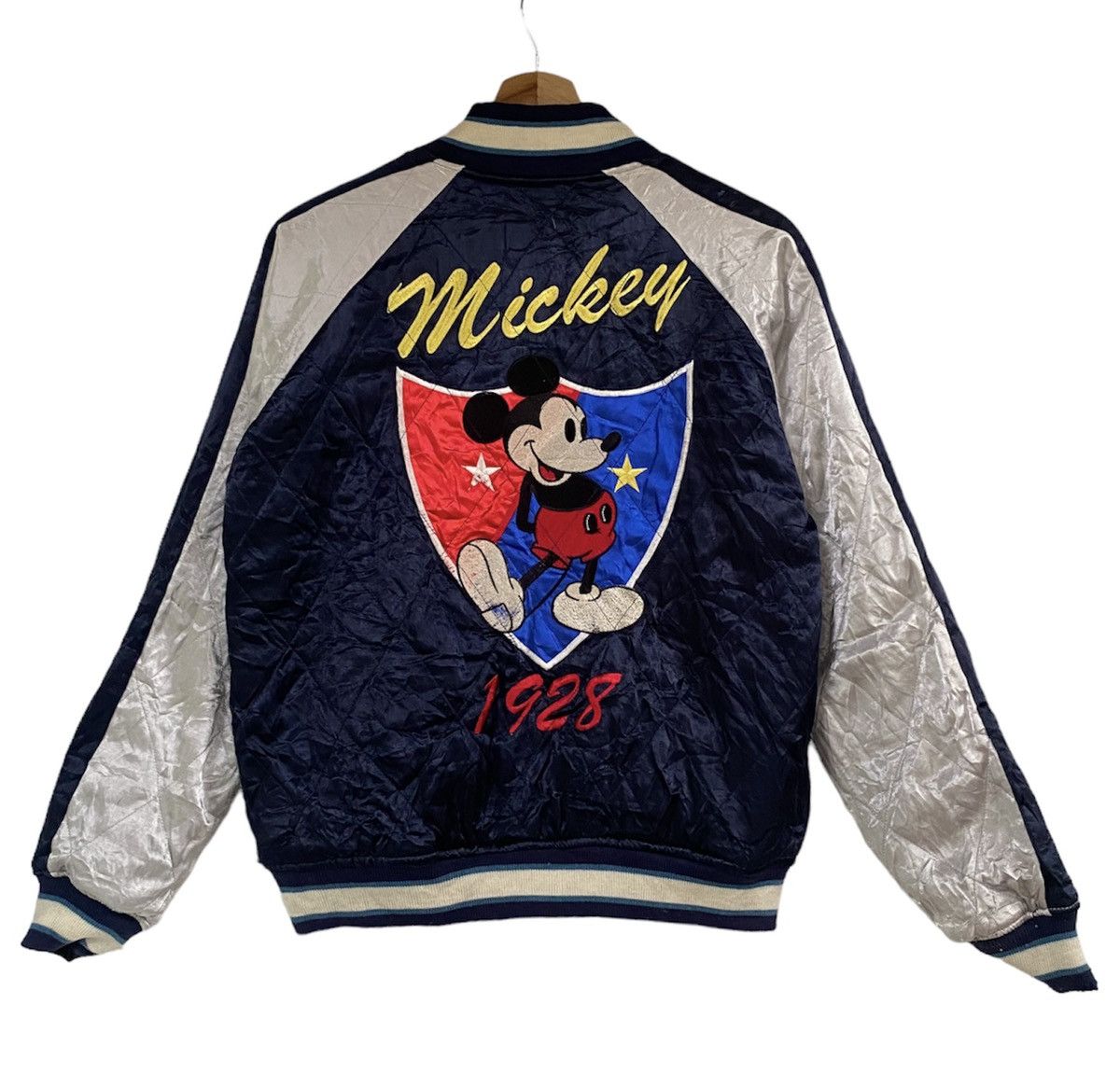 Disney Vintage Mickey Mouse Embroidery sukajan jacket 90s Size US L / EU 52-54 / 3 - 5 Thumbnail