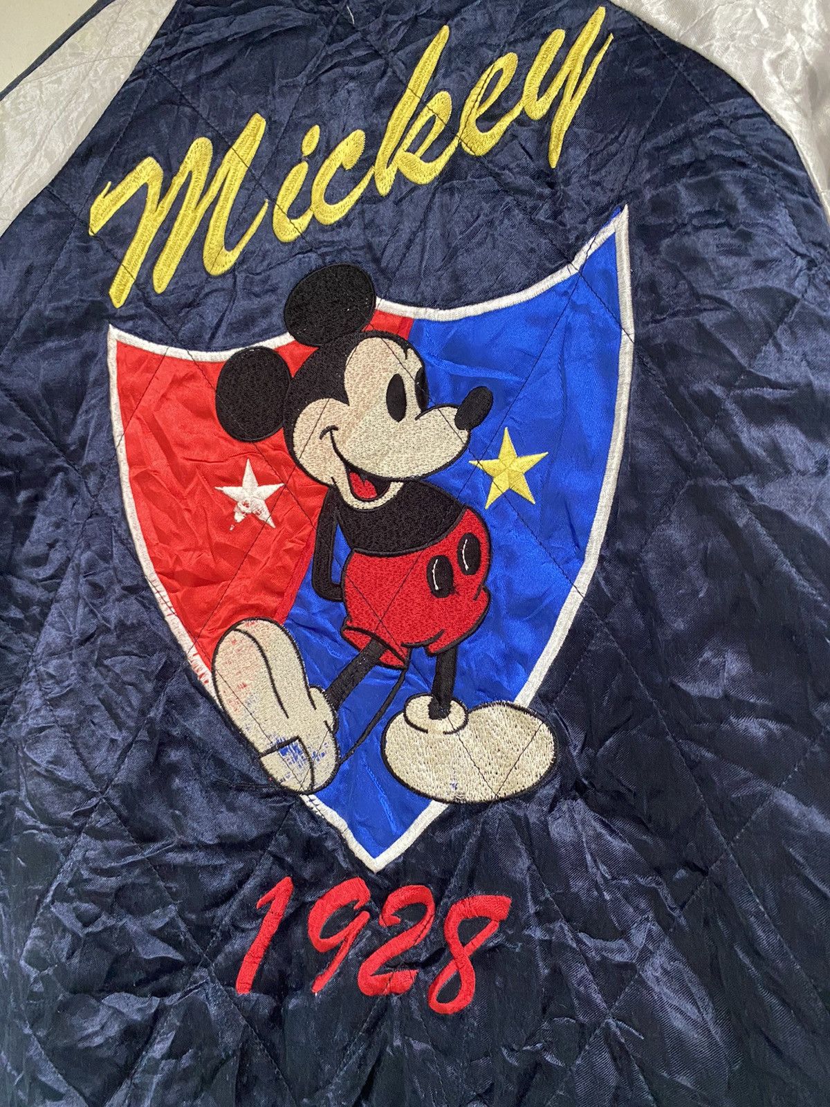 Disney Vintage Mickey Mouse Embroidery sukajan jacket 90s Size US L / EU 52-54 / 3 - 7 Thumbnail