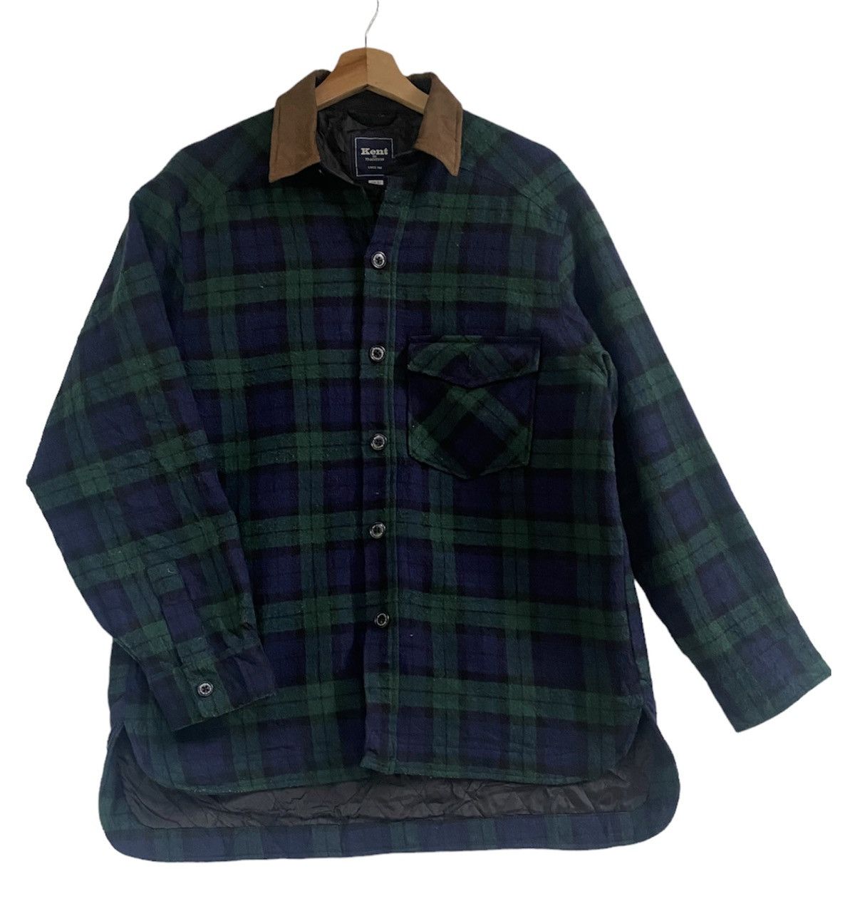 Japanese Brand Kent tartan design flannel button up Size US L / EU 52-54 / 3 - 2 Thumbnail
