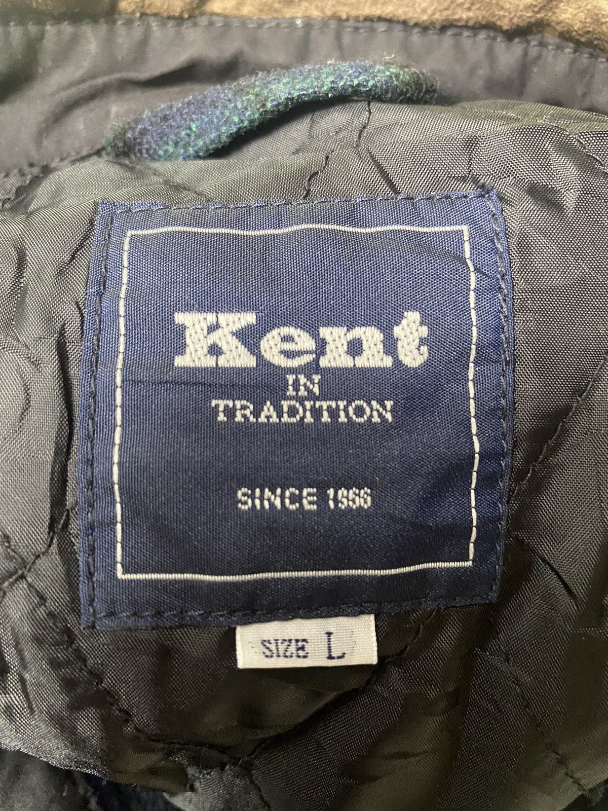 Japanese Brand Kent tartan design flannel button up Size US L / EU 52-54 / 3 - 5 Thumbnail