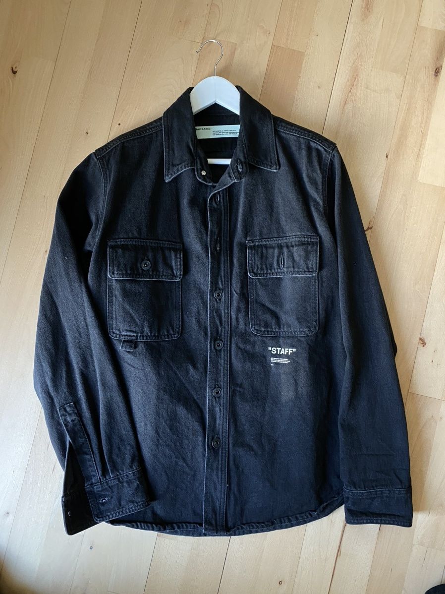 Off-White オフホワイト  Staff Coat スタッフコート Off White Staff Jacket | Grailed