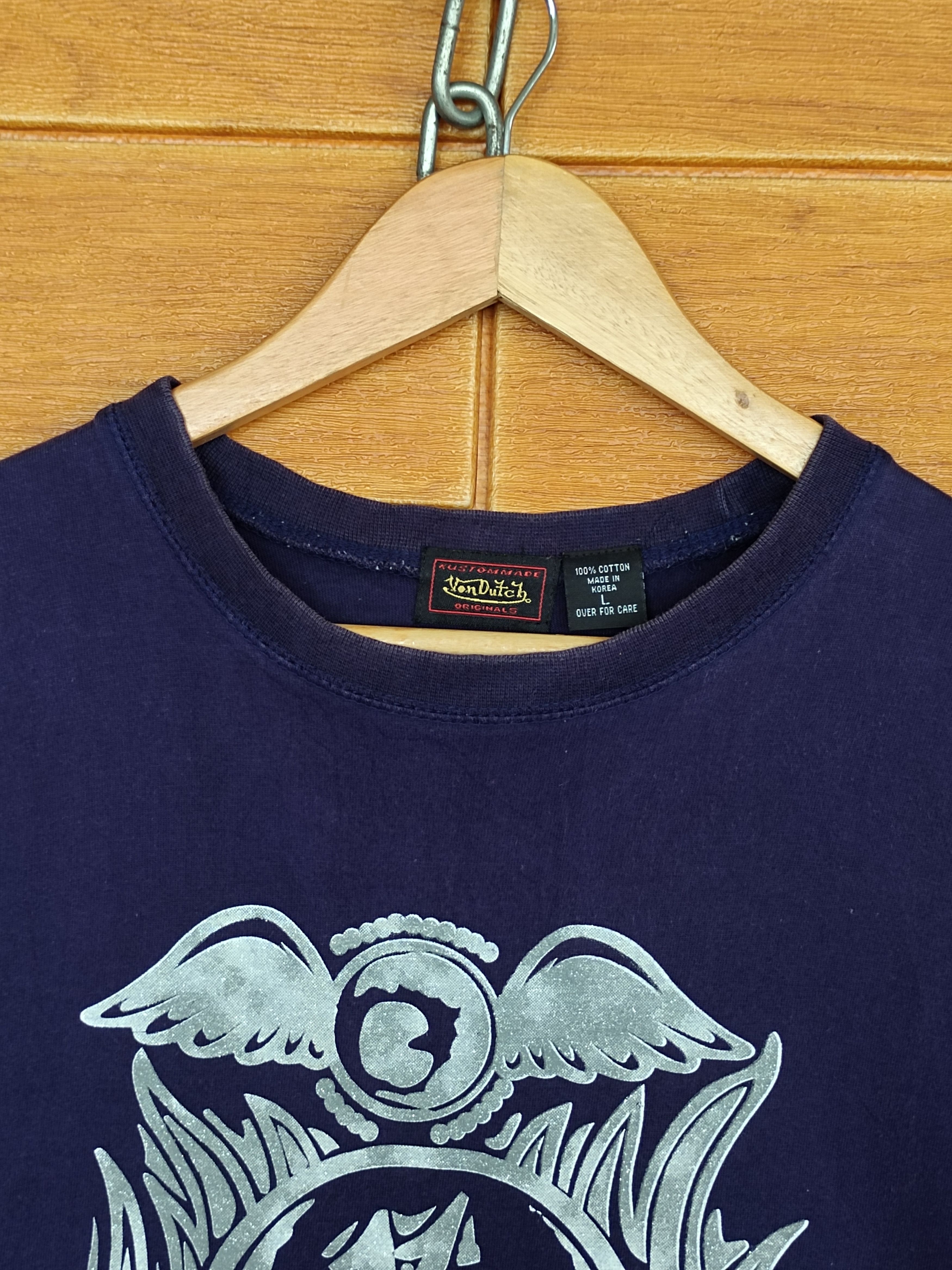 Von Dutch Vintage VON DUTCH 13 Race Logo T-Shirt Size US L / EU 52-54 / 3 - 4 Thumbnail
