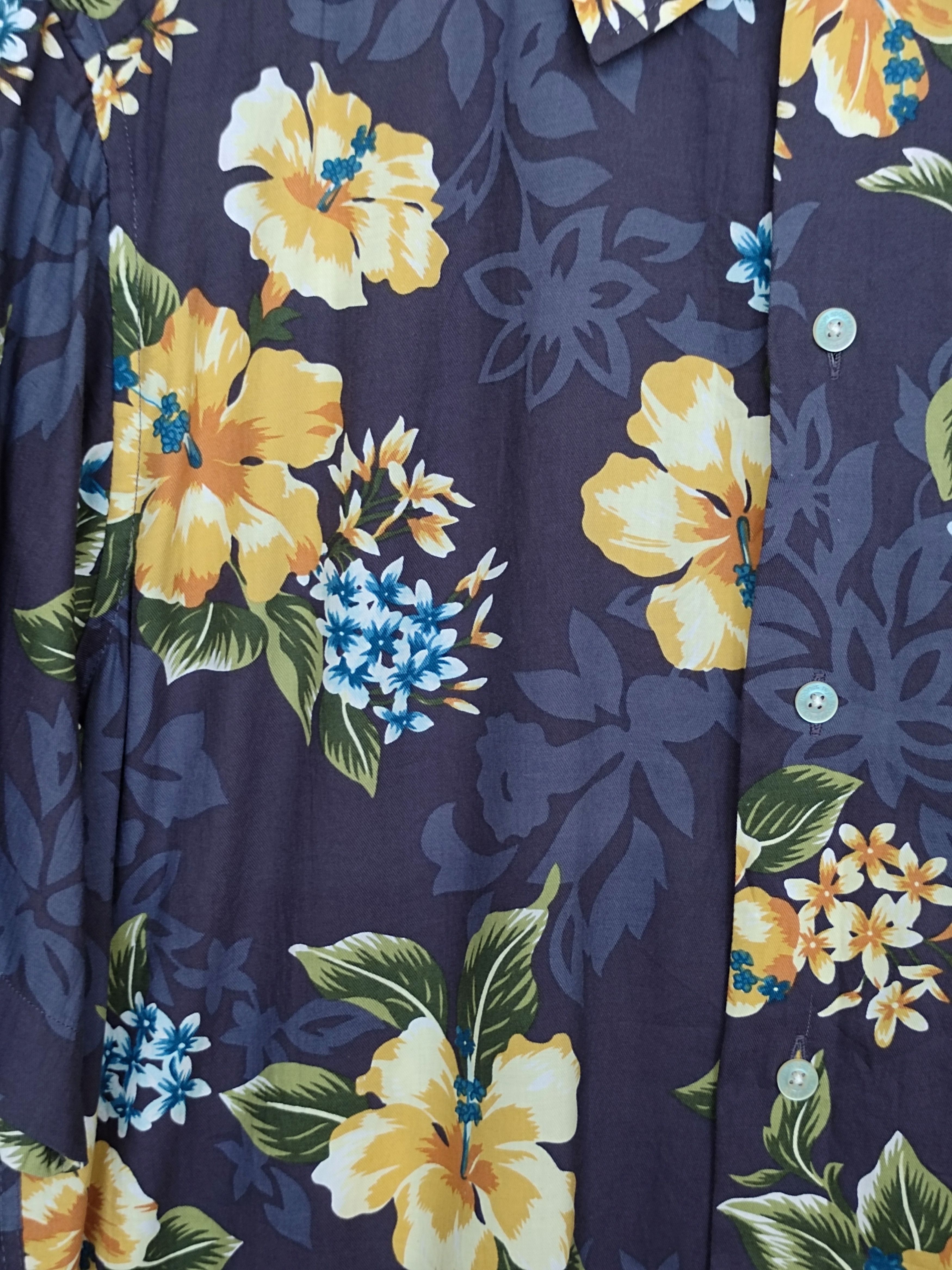 Reyn Spooner REYN SPOONER Hibiscus Hawaiian Shirt Size US M / EU 48-50 / 2 - 3 Thumbnail