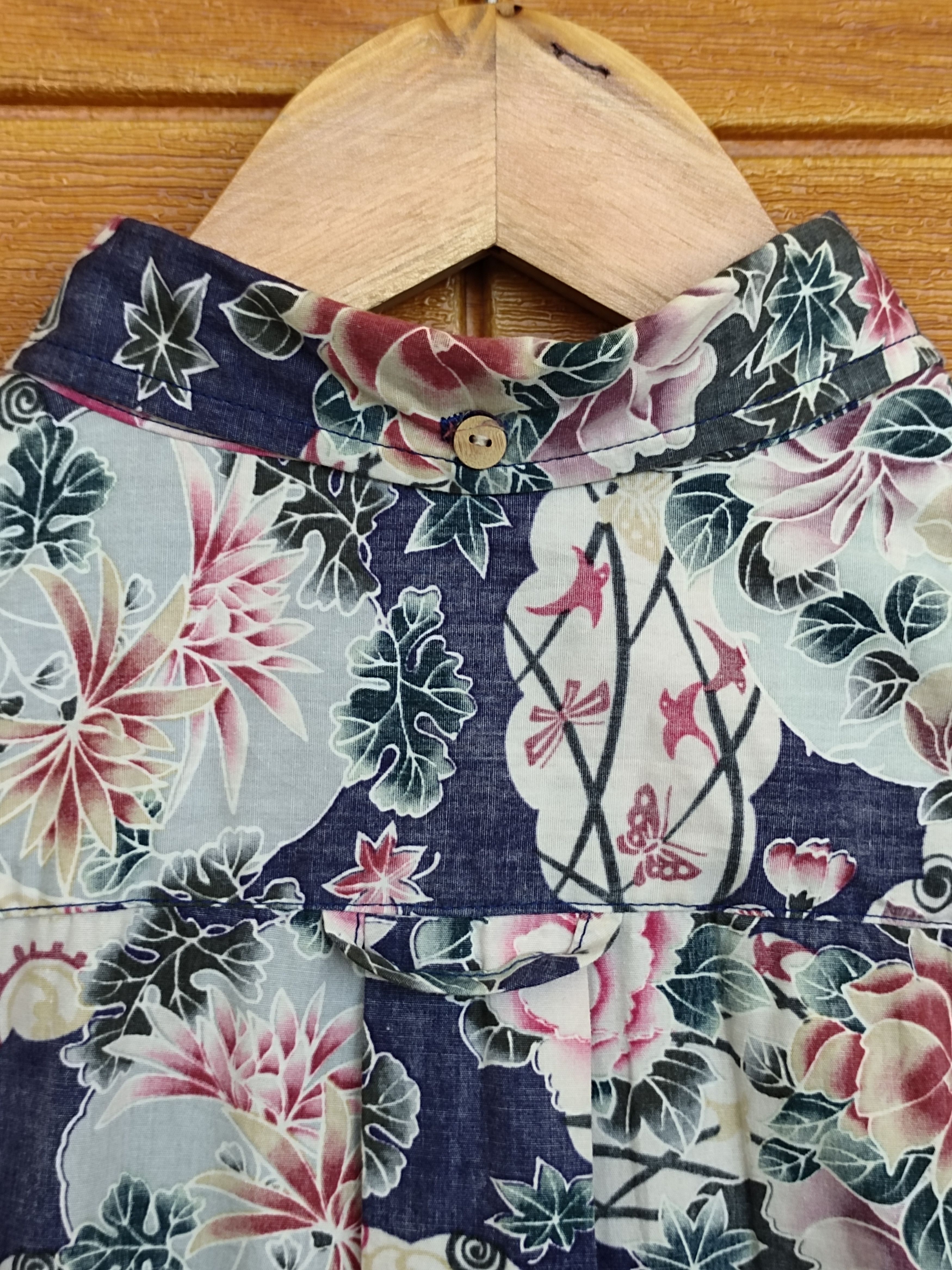 Takeo Kikuchi Vintage TAKEO KIKUCHI Floral Flower Reverse Print Hawaiian Size US M / EU 48-50 / 2 - 8 Thumbnail