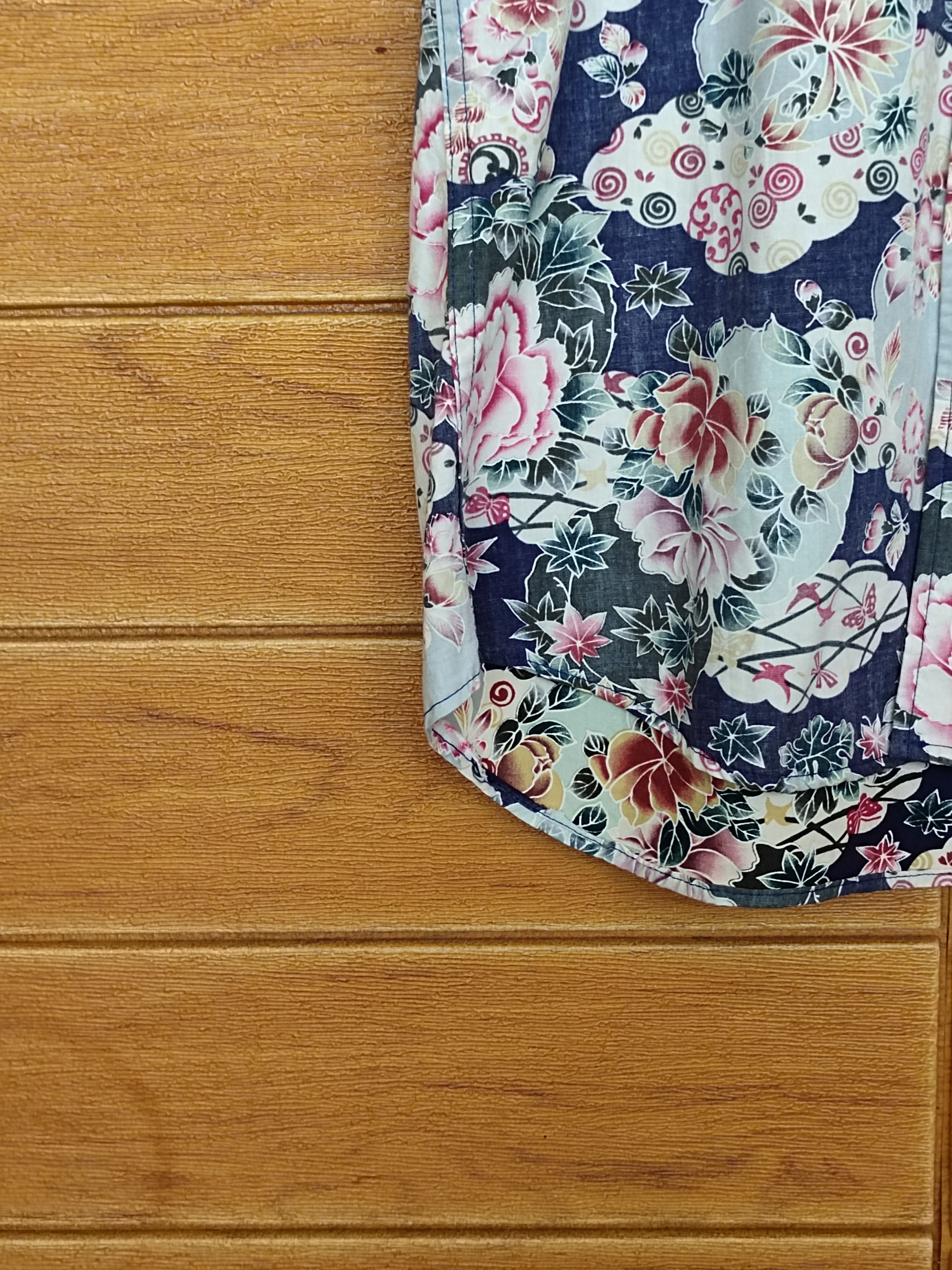 Takeo Kikuchi Vintage TAKEO KIKUCHI Floral Flower Reverse Print Hawaiian Size US M / EU 48-50 / 2 - 6 Thumbnail