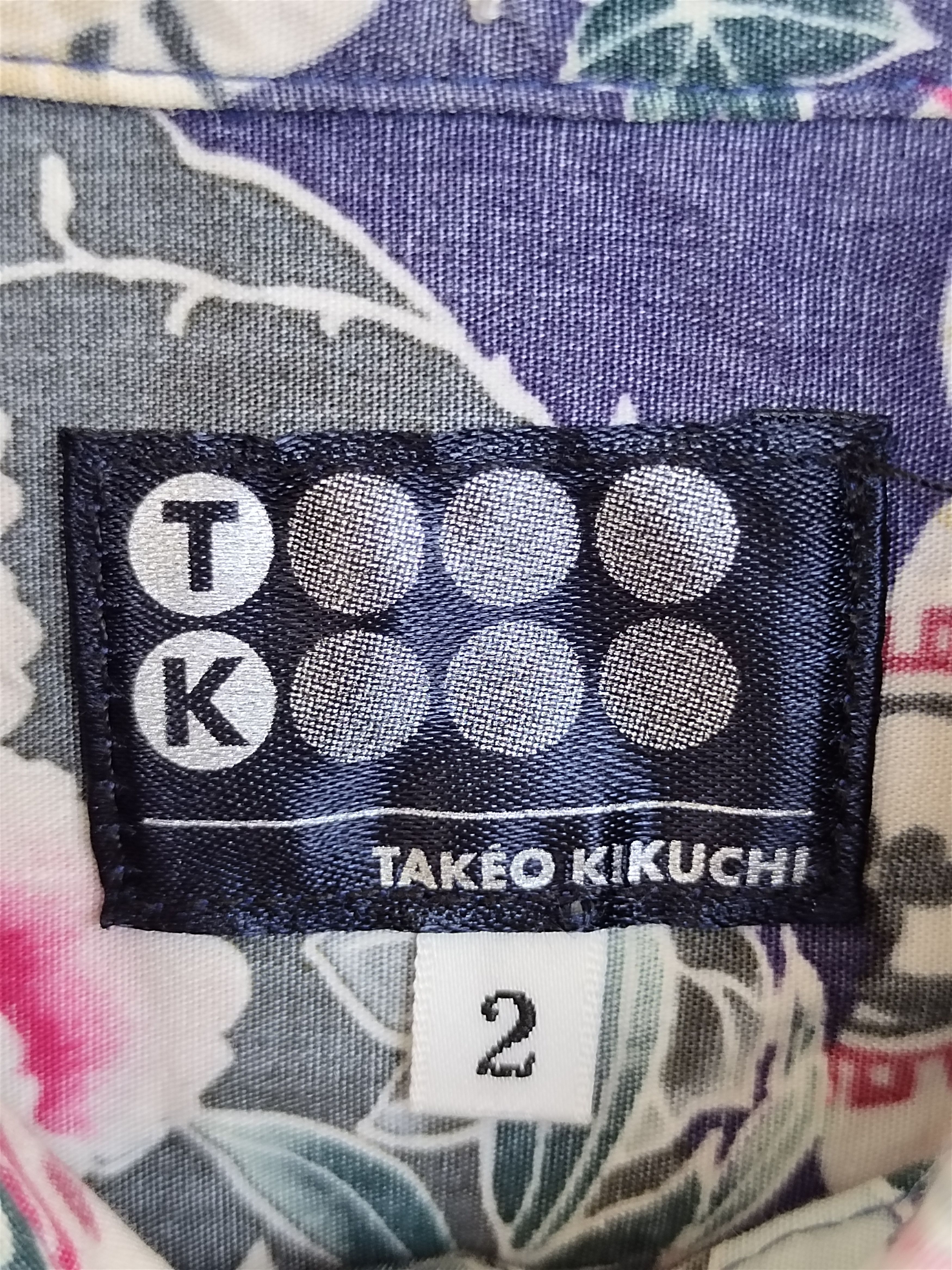 Takeo Kikuchi Vintage TAKEO KIKUCHI Floral Flower Reverse Print Hawaiian Size US M / EU 48-50 / 2 - 10 Thumbnail