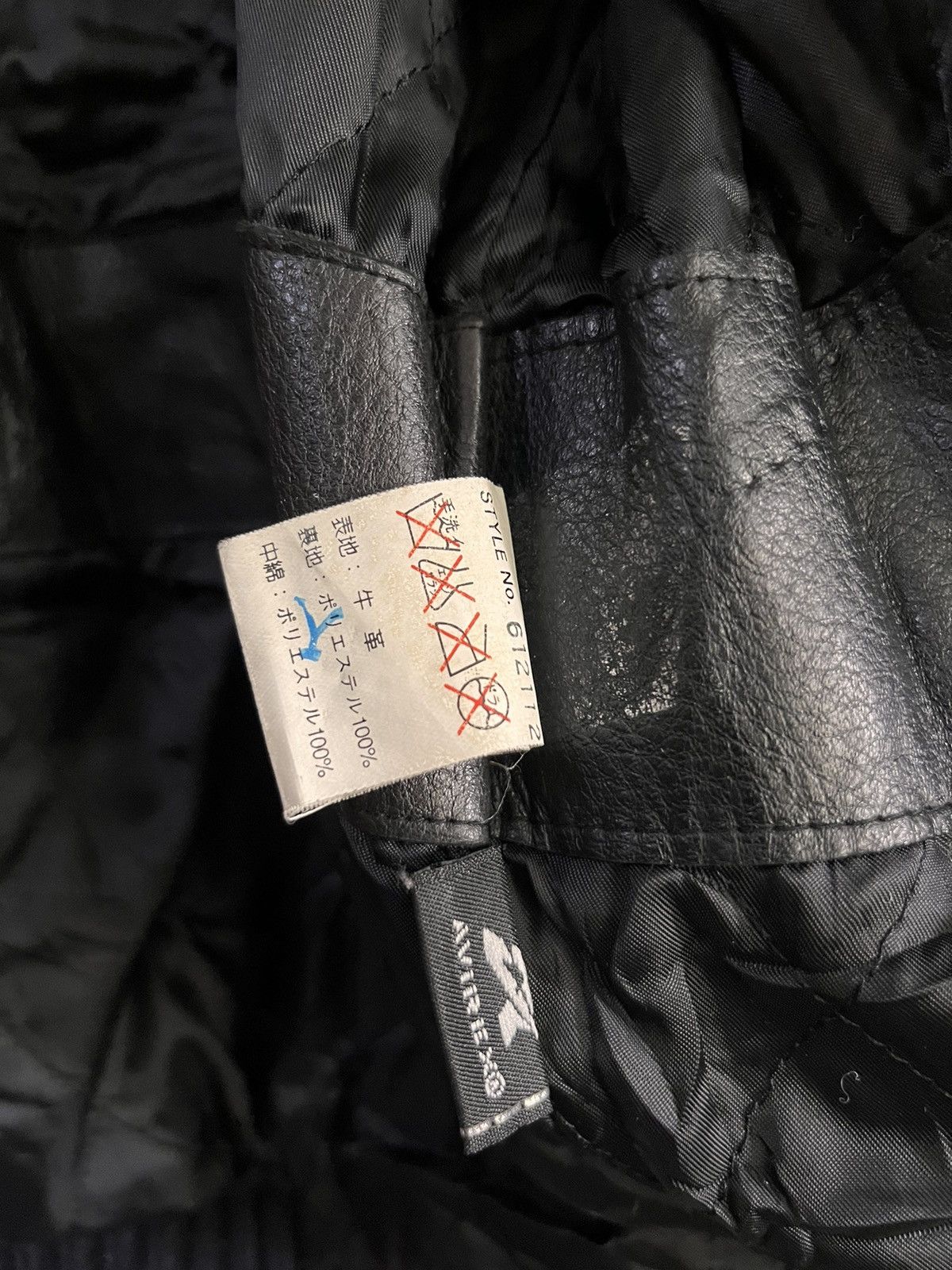 Avirex 1990s usn usaf cafe racer zipped #D1 Size US M / EU 48-50 / 2 - 8 Thumbnail